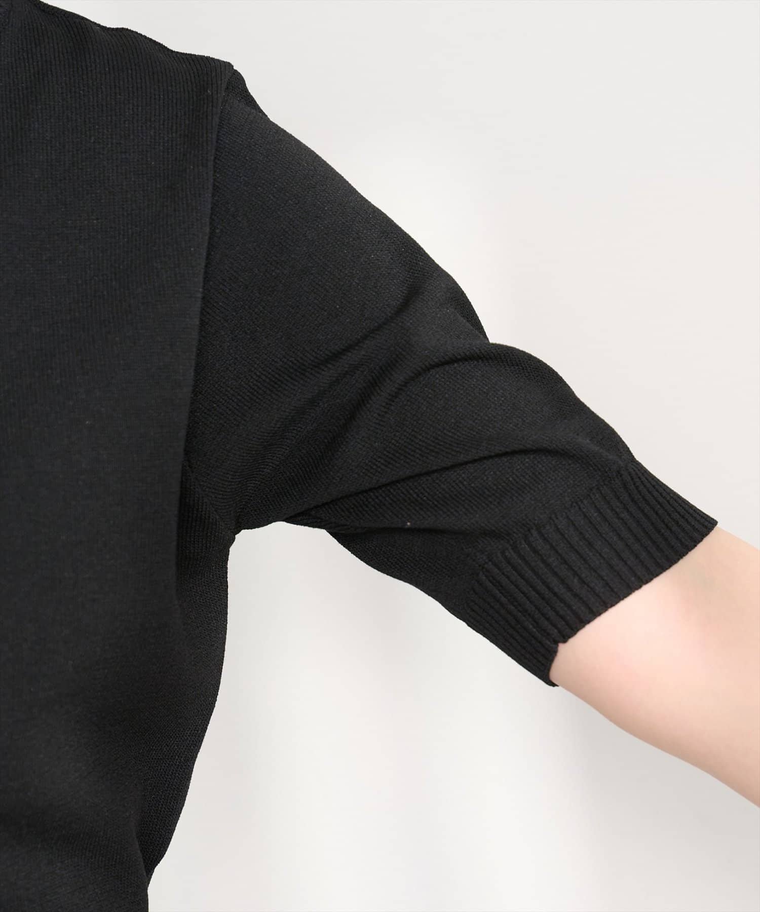 natural couture(ナチュラルクチュール) 三角ニュアンス釦カーディガン