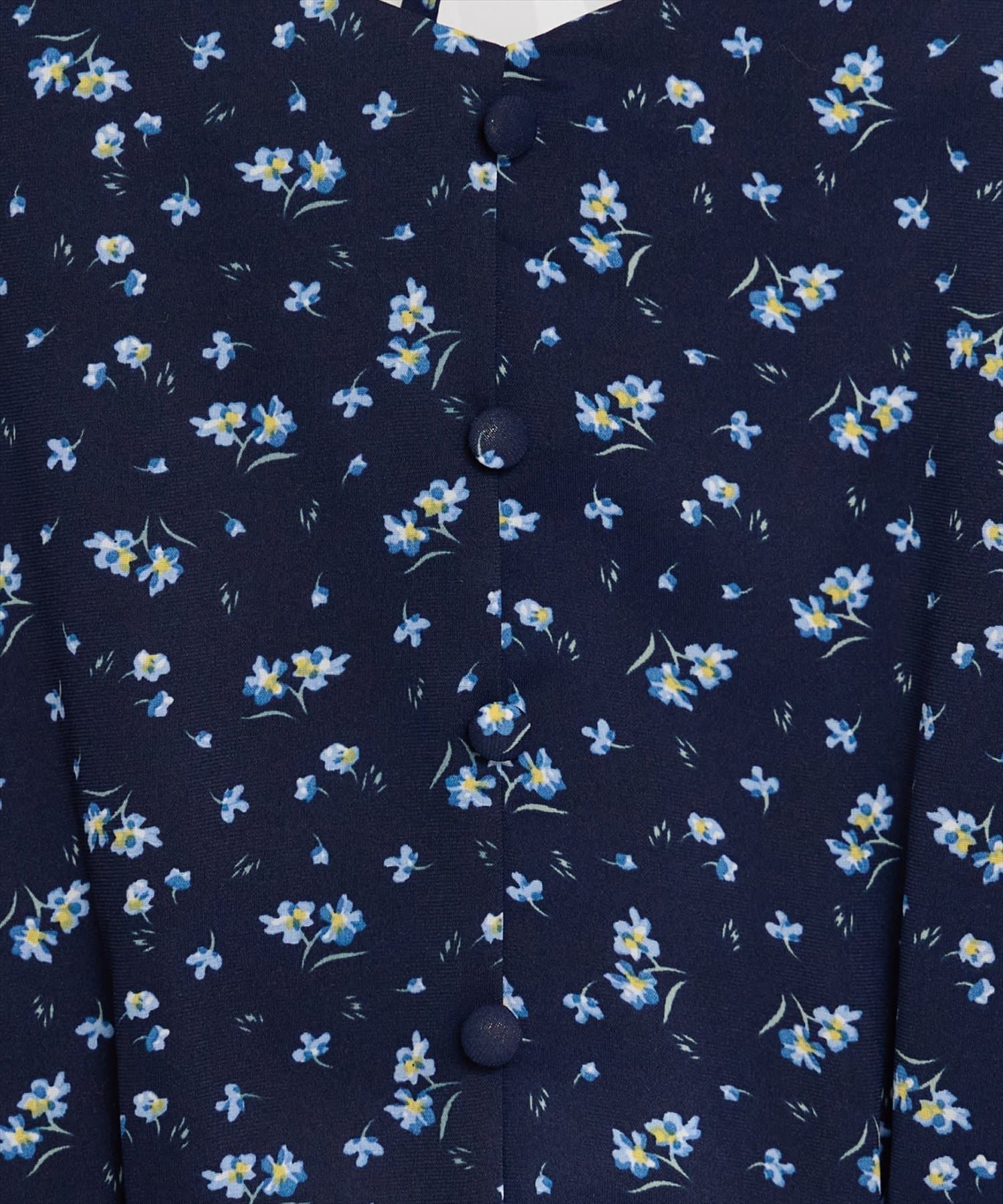 natural couture(ナチュラルクチュール) バルーンスリーブガーリーワンピース