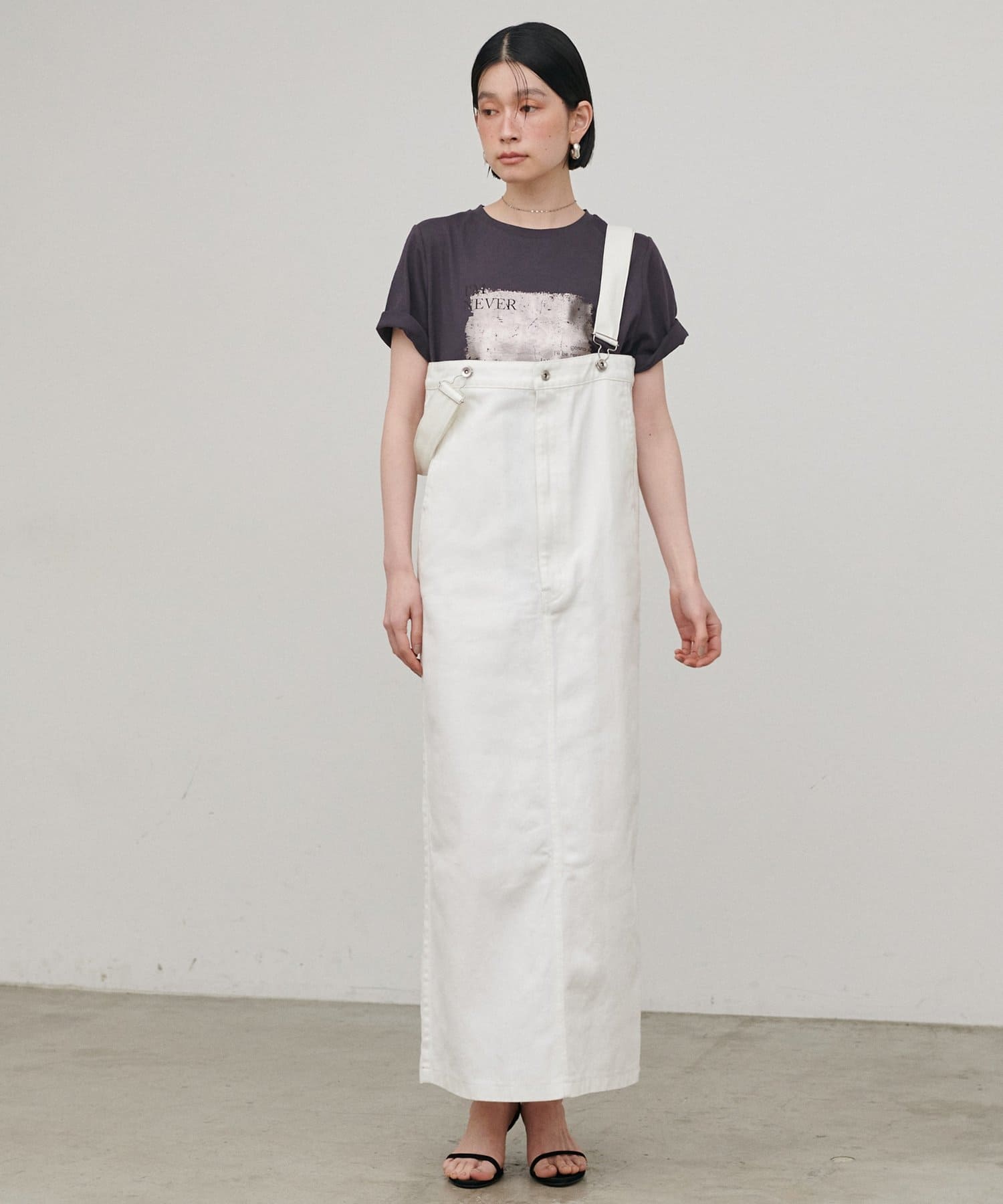 LARUTA(ラルータ) 汗染み防止箔ロゴT