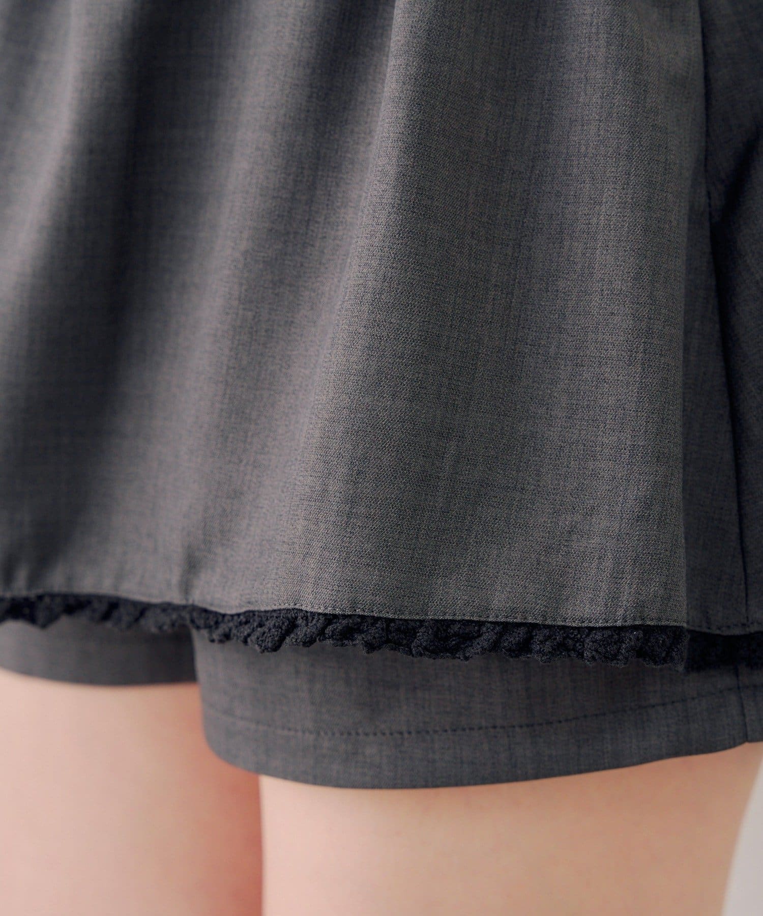 NICE CLAUP / OLIVE des OLIVE OUTLET(ナイスクラップ  / オリーブ デ オリーブ アウトレット) 【Ribbon Collection】セットアップ対応可◎レース付フリフリスカパン