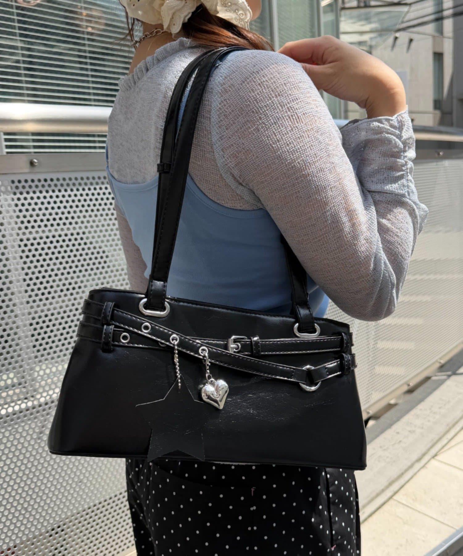 w closet(ダブルクローゼット) 【AMIKO's select vol.2】星チャームBAG