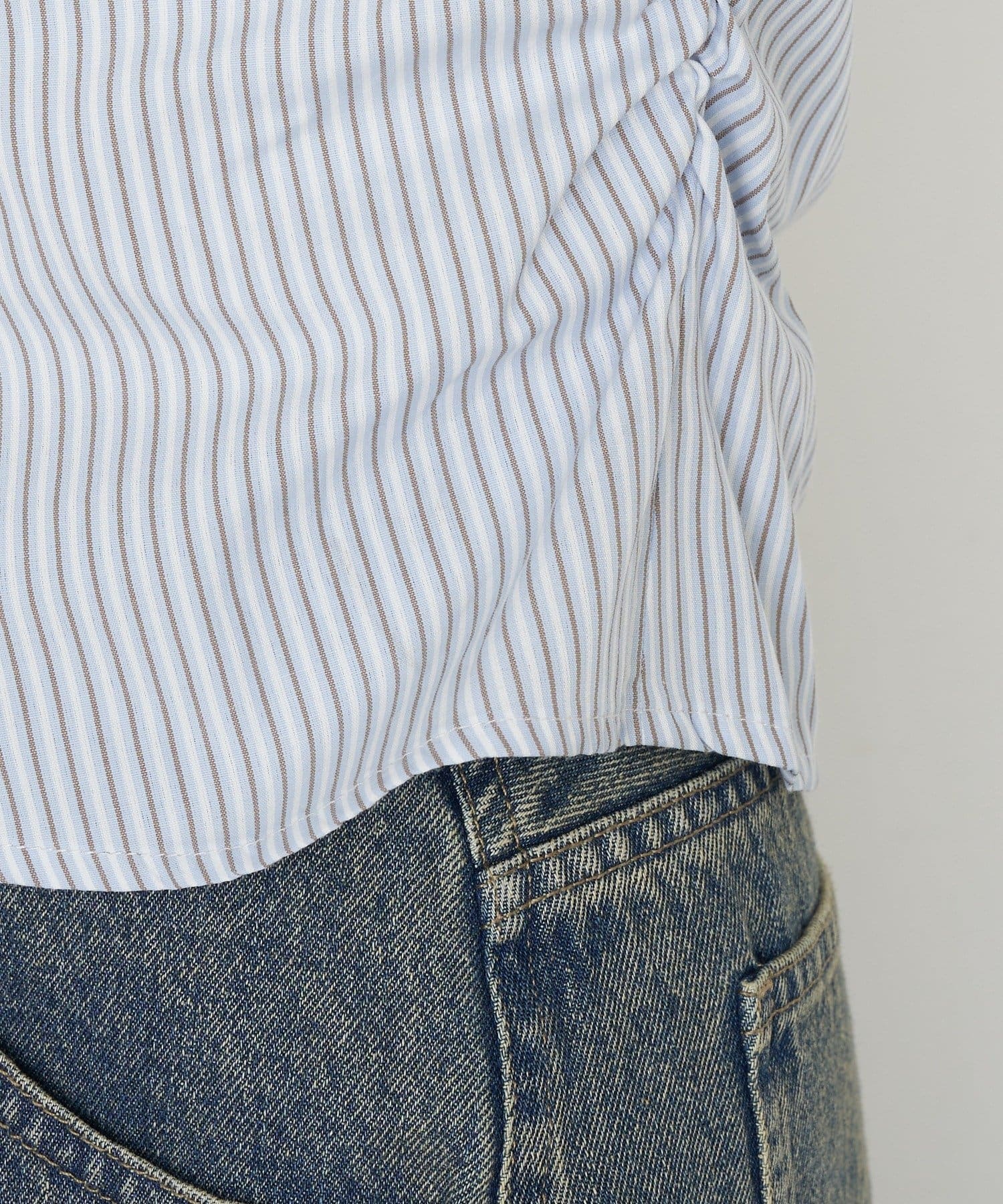 RAY CASSIN(レイカズン) 【7色展開】胸刺繍コンパクト半袖シャツ