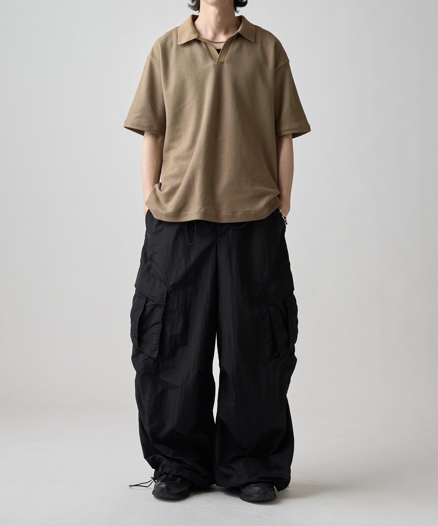 Lui's(ルイス) 鹿の子S/Sスキッパーポロ