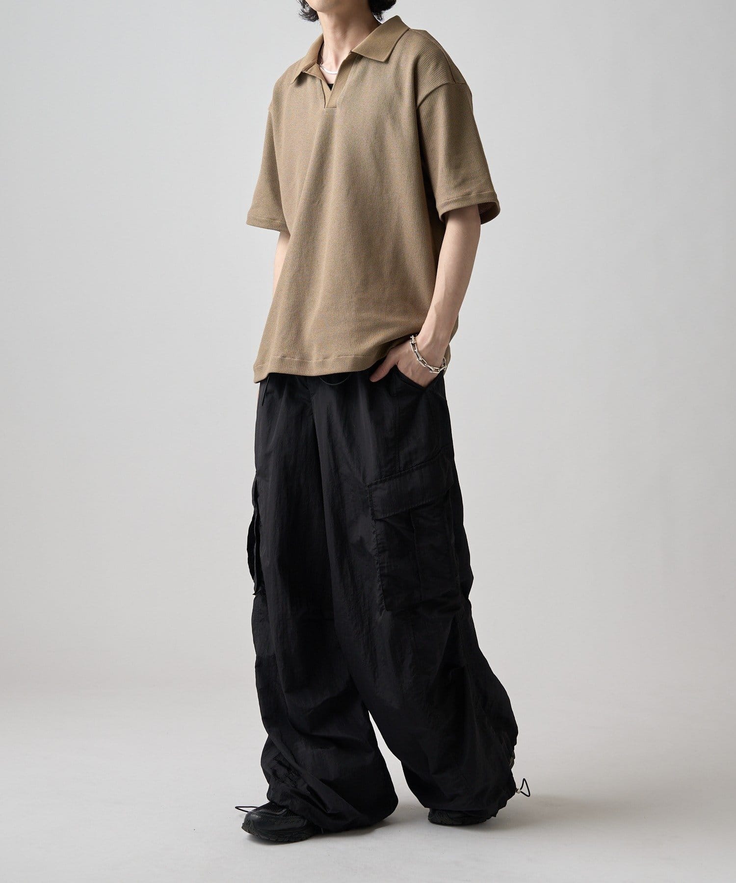 Lui's(ルイス) 鹿の子S/Sスキッパーポロ
