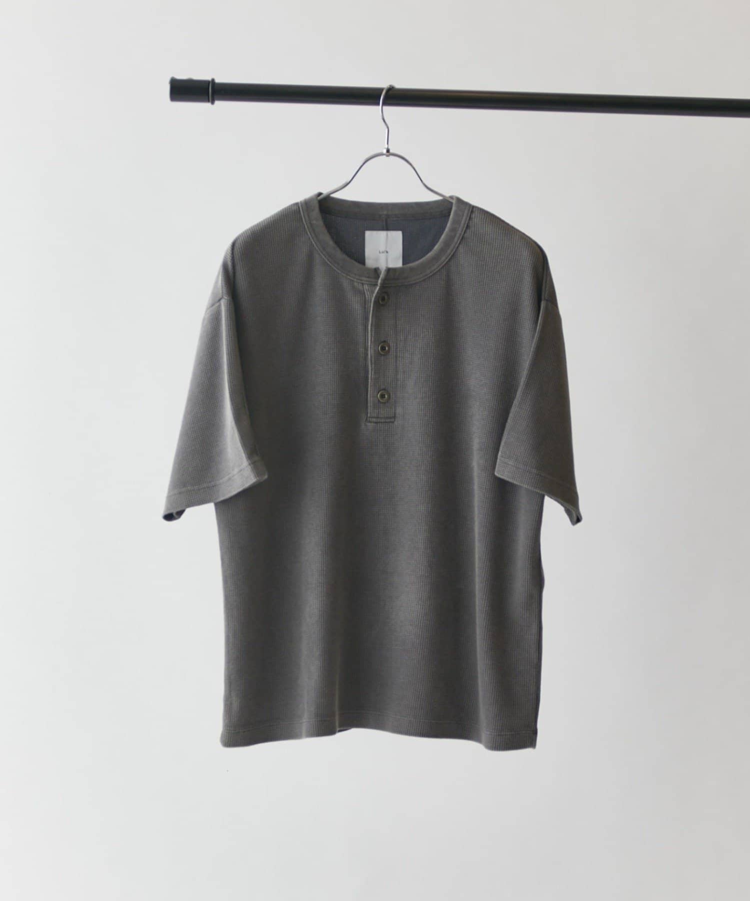 Lui's(ルイス) サーマルフェードヘンリーネックTシャツ