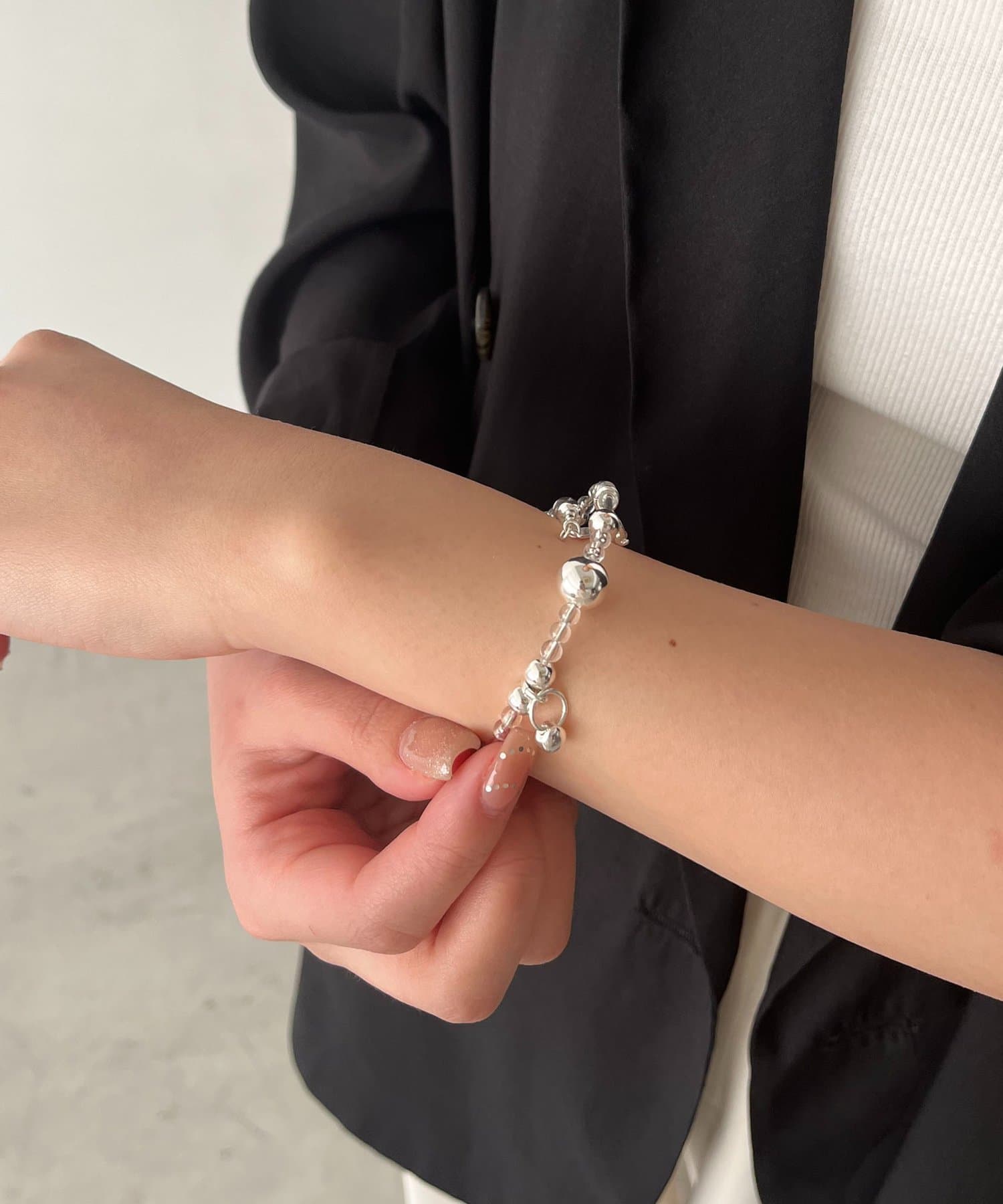 CAPRICIEUX LE'MAGE(カプリシュレマージュ) 〈GOLDY/ゴールディ〉クリアビーズブレス