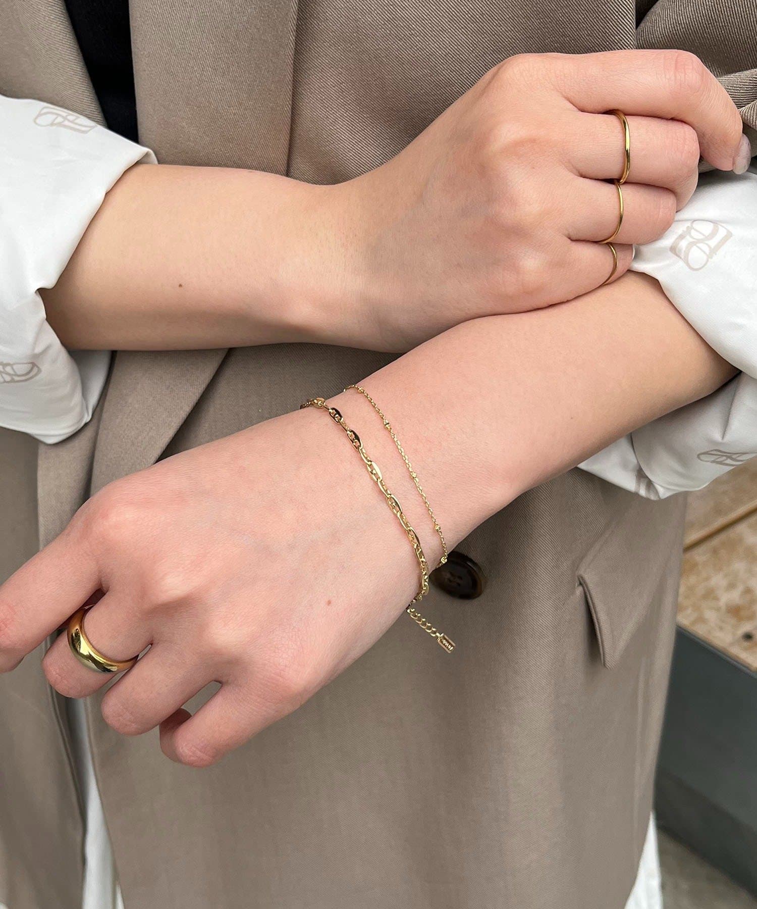 CAPRICIEUX LE'MAGE(カプリシュレマージュ) 〈GOLDY/ゴールディ〉2SETエイトチェーンブレス