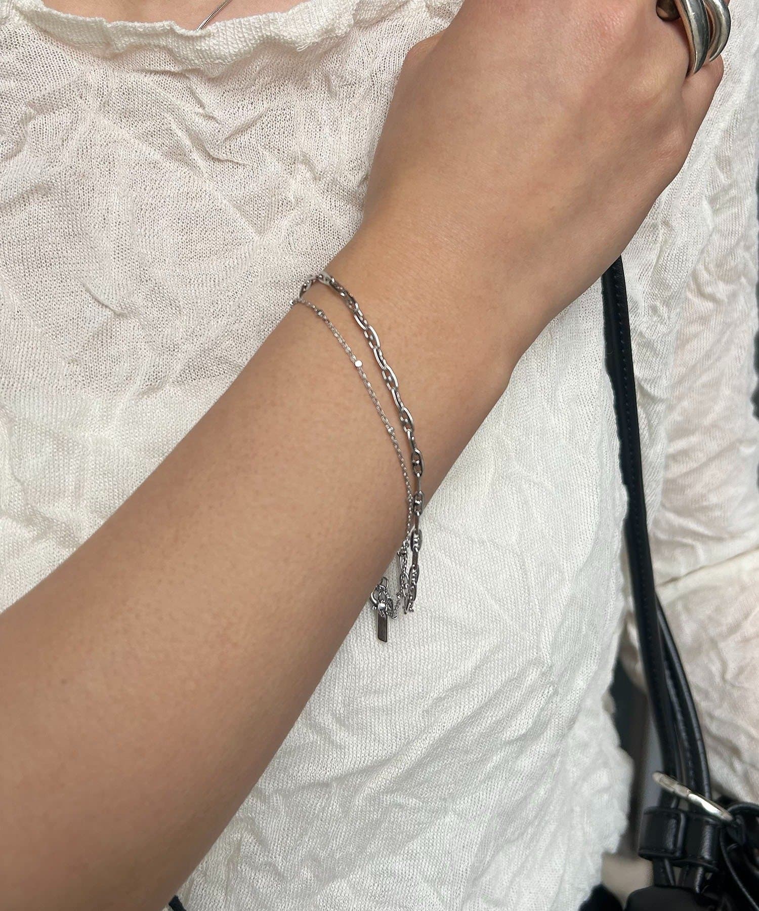 CAPRICIEUX LE'MAGE(カプリシュレマージュ) 〈GOLDY/ゴールディ〉2SETエイトチェーンブレス