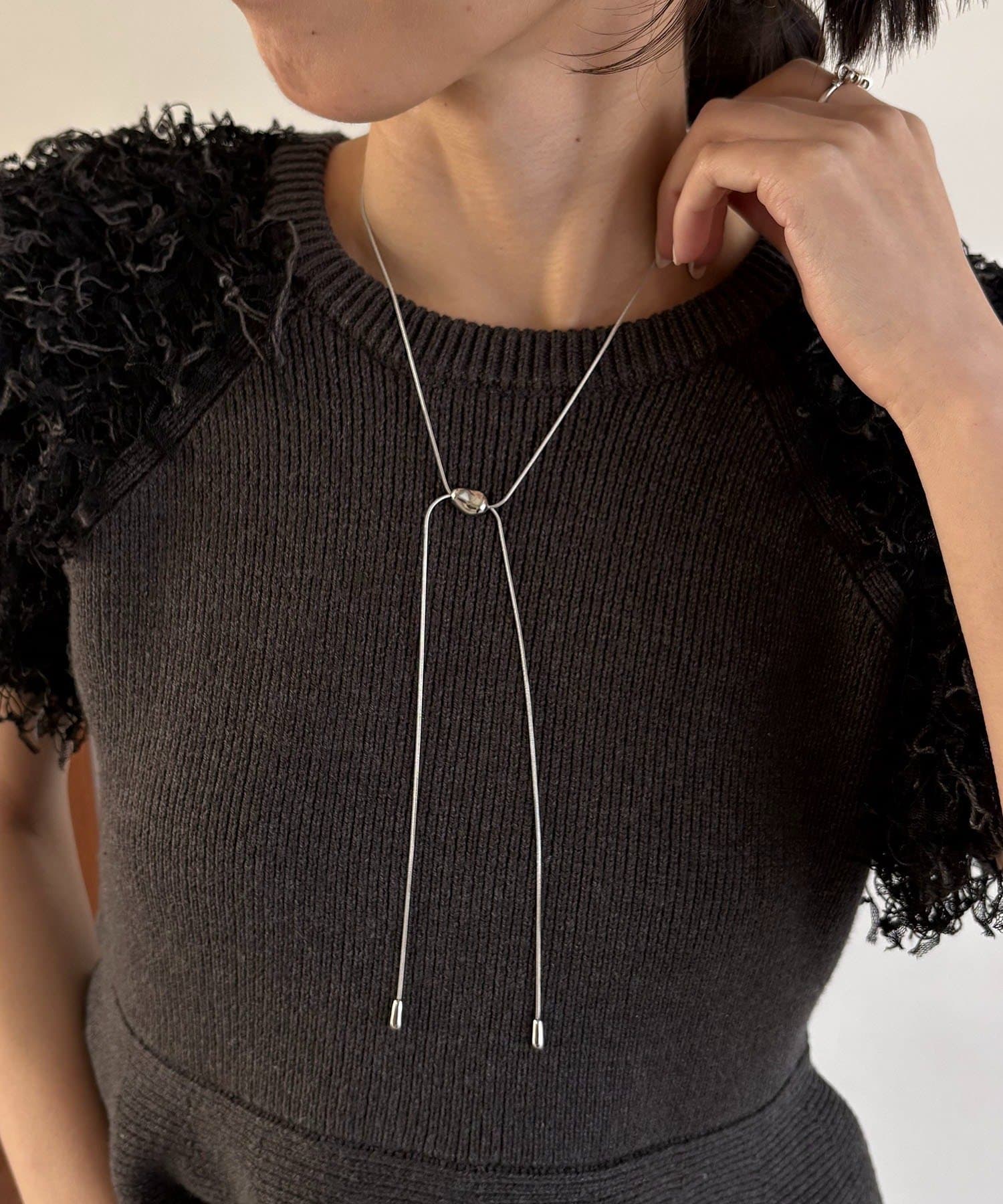 CAPRICIEUX LE'MAGE(カプリシュレマージュ) 〈GOLDY/ゴールディ〉マルチWAYスライドビーンズネックレス