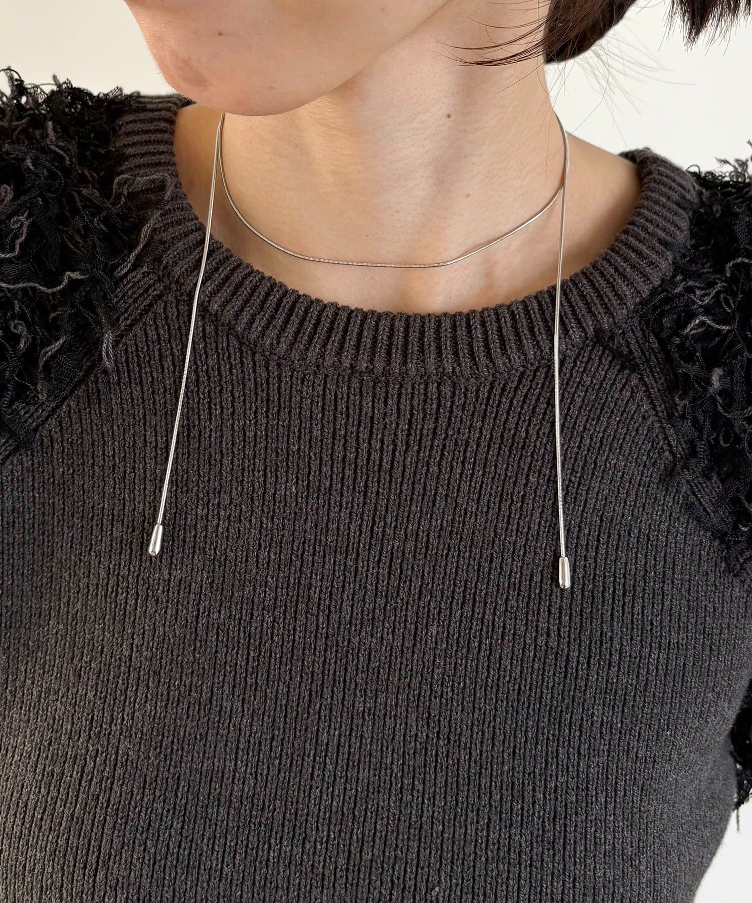 CAPRICIEUX LE'MAGE(カプリシュレマージュ) 〈GOLDY/ゴールディ〉マルチWAYスライドビーンズネックレス