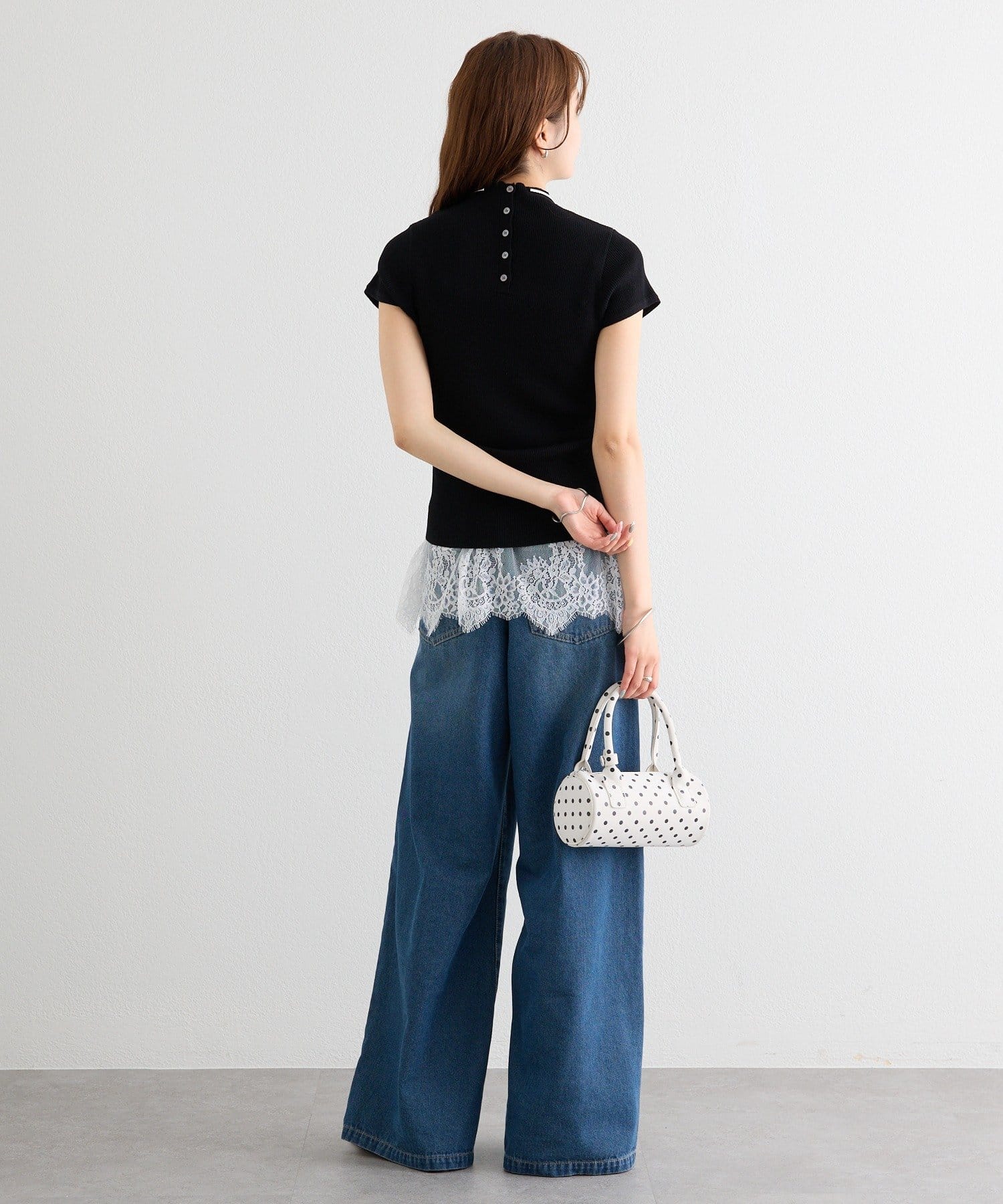 mystic(ミスティック) 【4/24(FRI) 12:00 START 】ハイネックフレンチリブニット