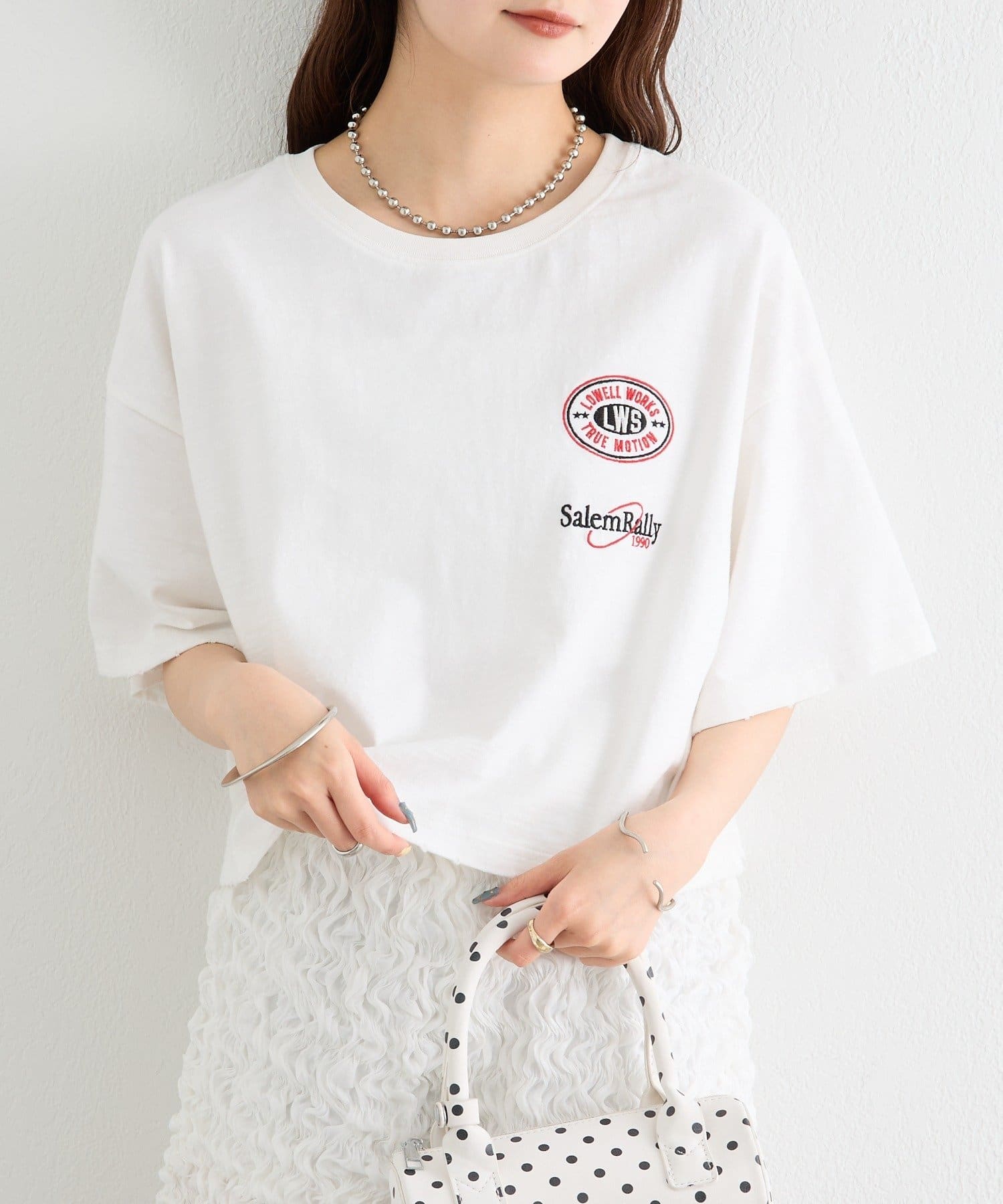 mystic(ミスティック) ピグメントショートTシャツ