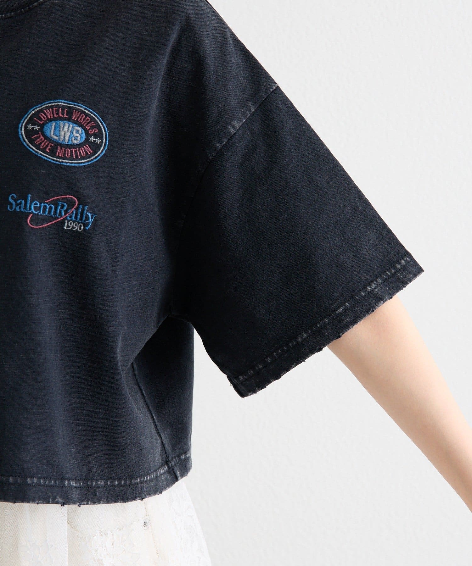 mystic(ミスティック) ピグメントショートTシャツ