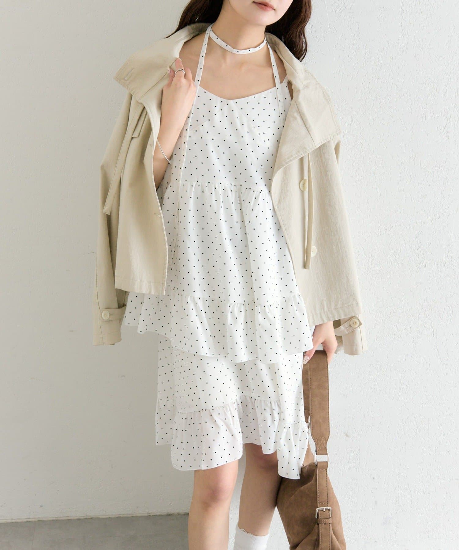 mystic(ミスティック) ドットティアードミニワンピース