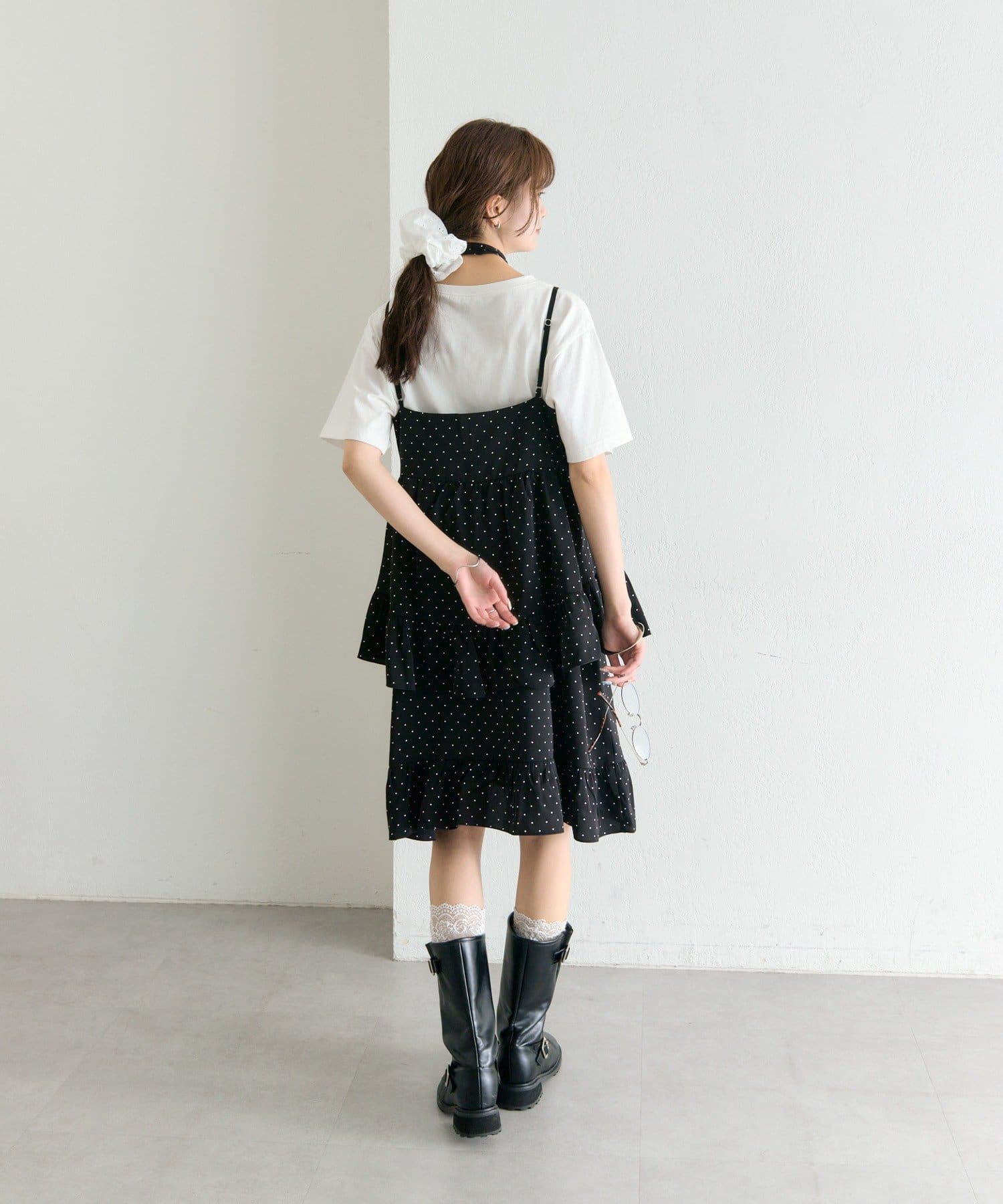 mystic(ミスティック) ドットティアードミニワンピース