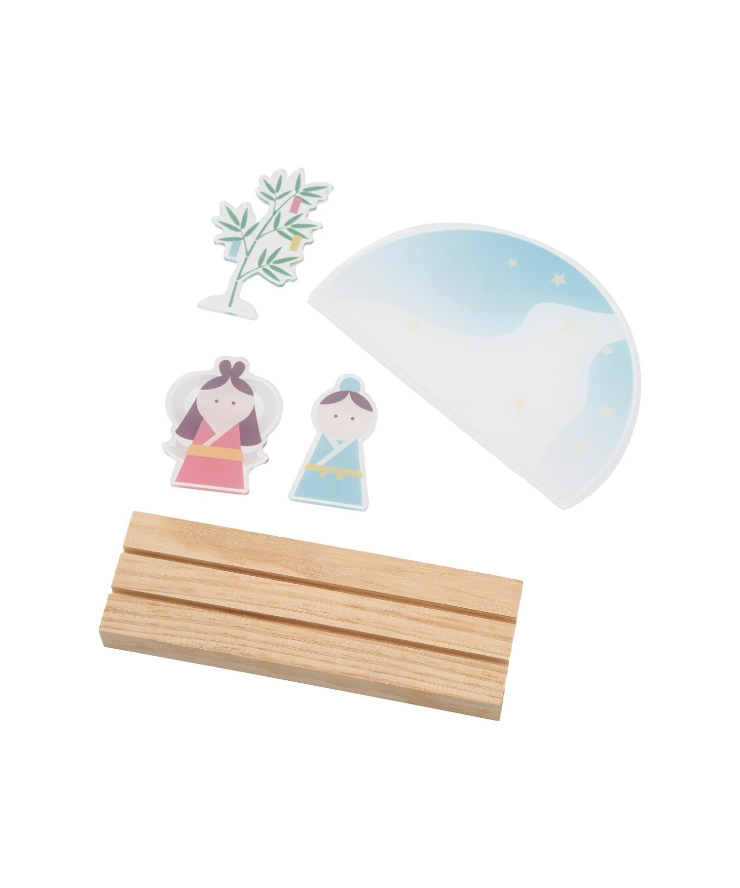 salut!(サリュ) アクリル七夕スタンド／七夕