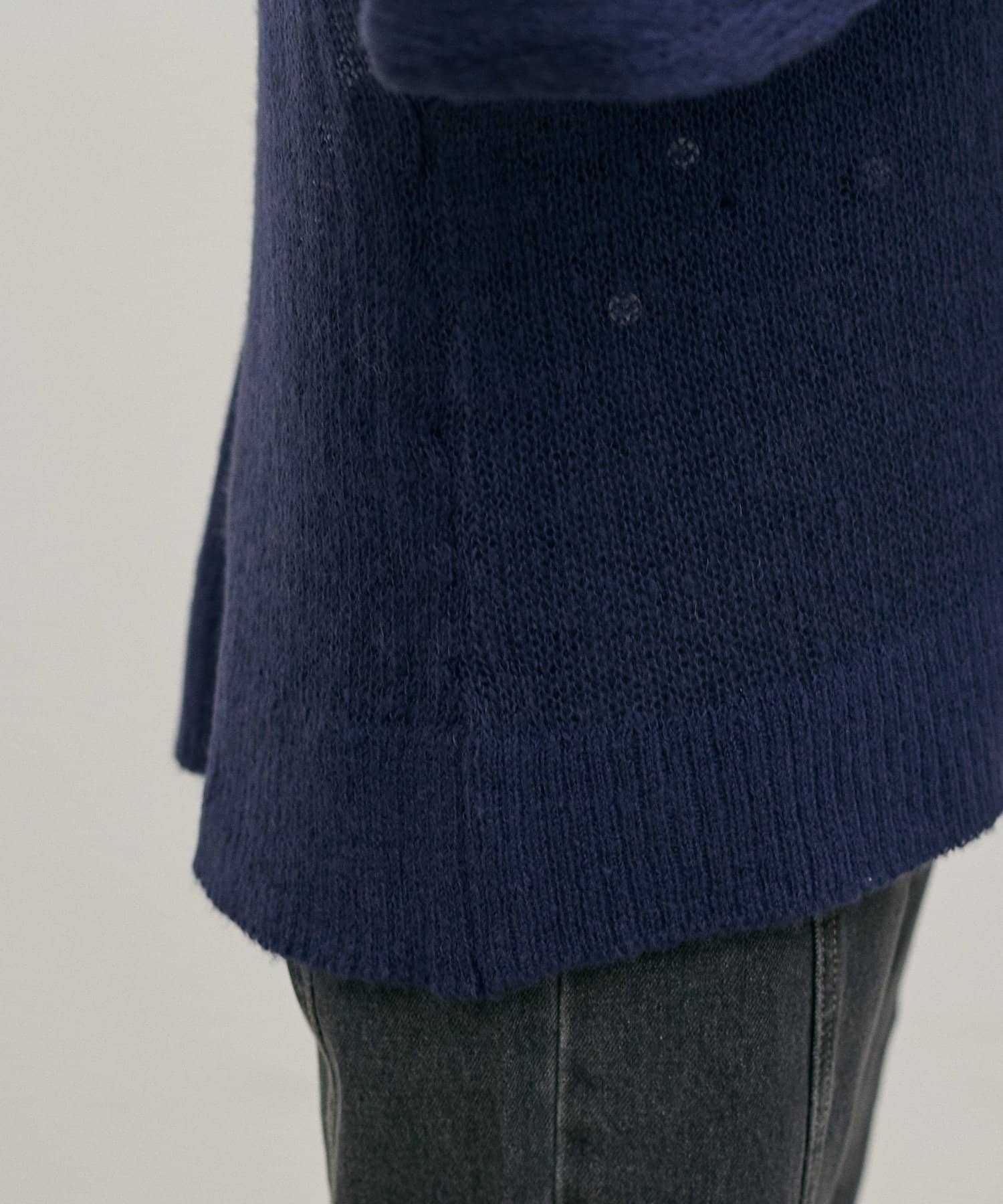 NICE CLAUP / OLIVE des OLIVE OUTLET(ナイスクラップ  / オリーブ デ オリーブ アウトレット) 【LARUTA】モヘア透かし編みプルオーバー