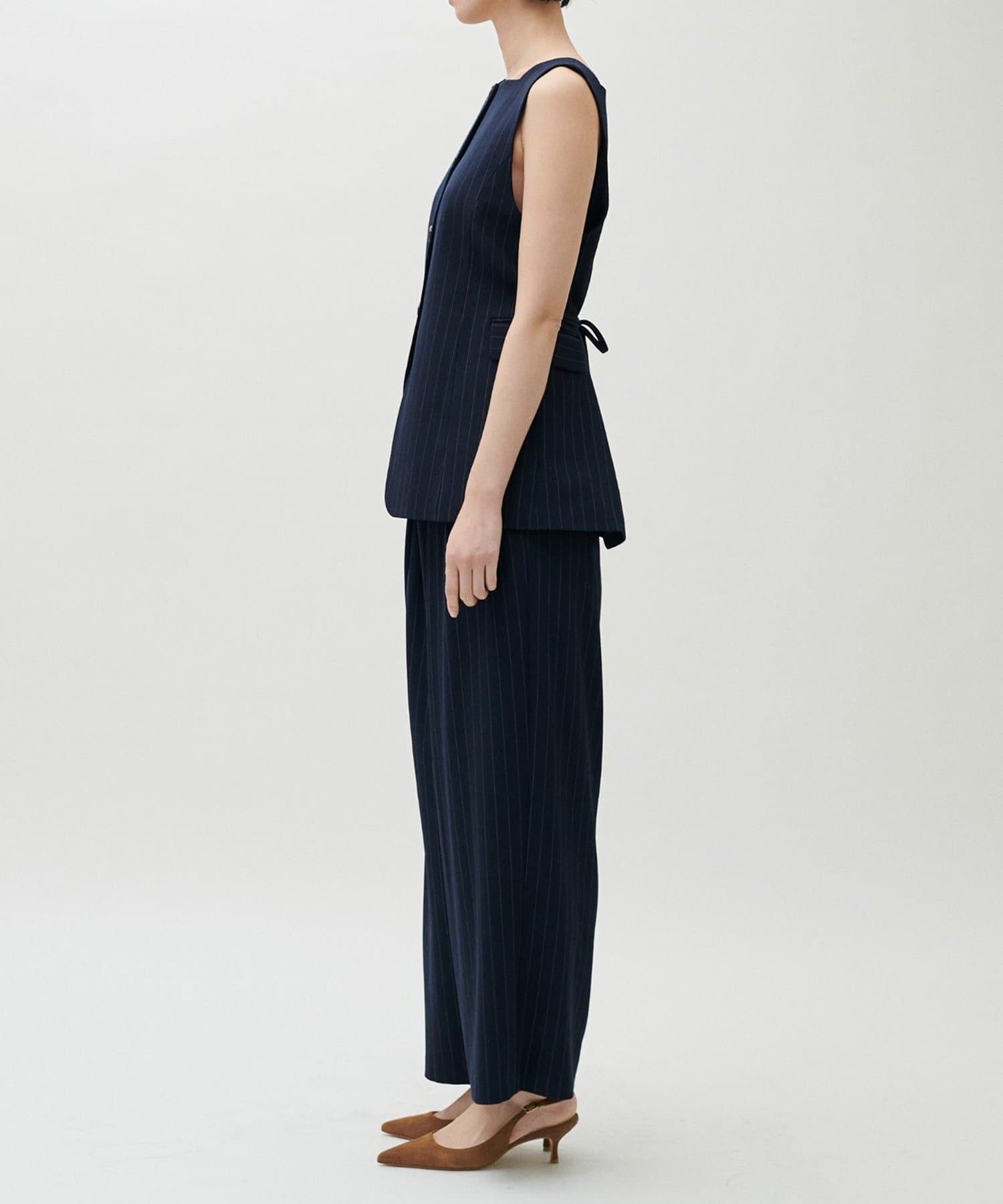 NICE CLAUP / OLIVE des OLIVE OUTLET(ナイスクラップ  / オリーブ デ オリーブ アウトレット) 【LARUTA】スクエア2WAYジレ