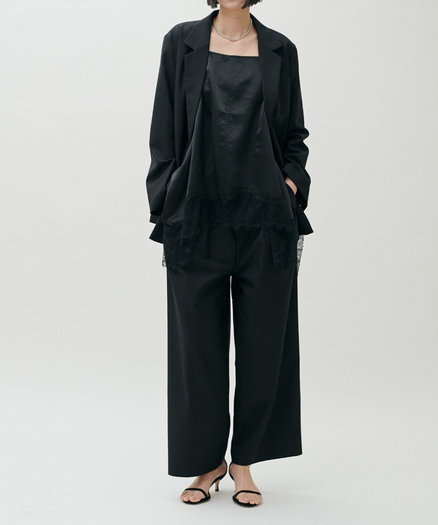 NICE CLAUP / OLIVE des OLIVE OUTLET(ナイスクラップ  / オリーブ デ オリーブ アウトレット) 【LARUTA】アウトポケットテーラージャケット