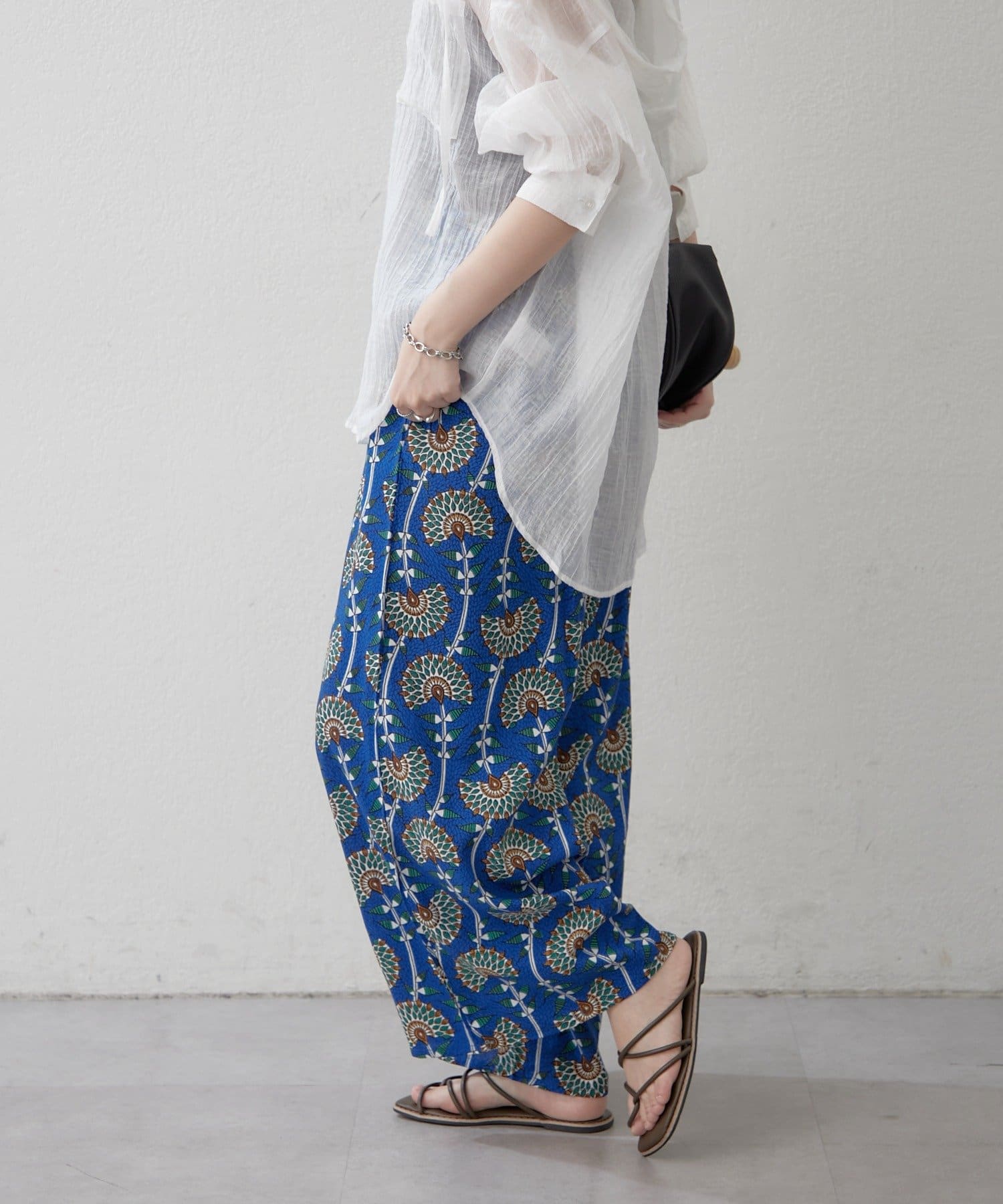 Remind me and forever(リマインドミーアンドフォーエバー) 【NAO】【India Series】アソート柄イージーパンツ