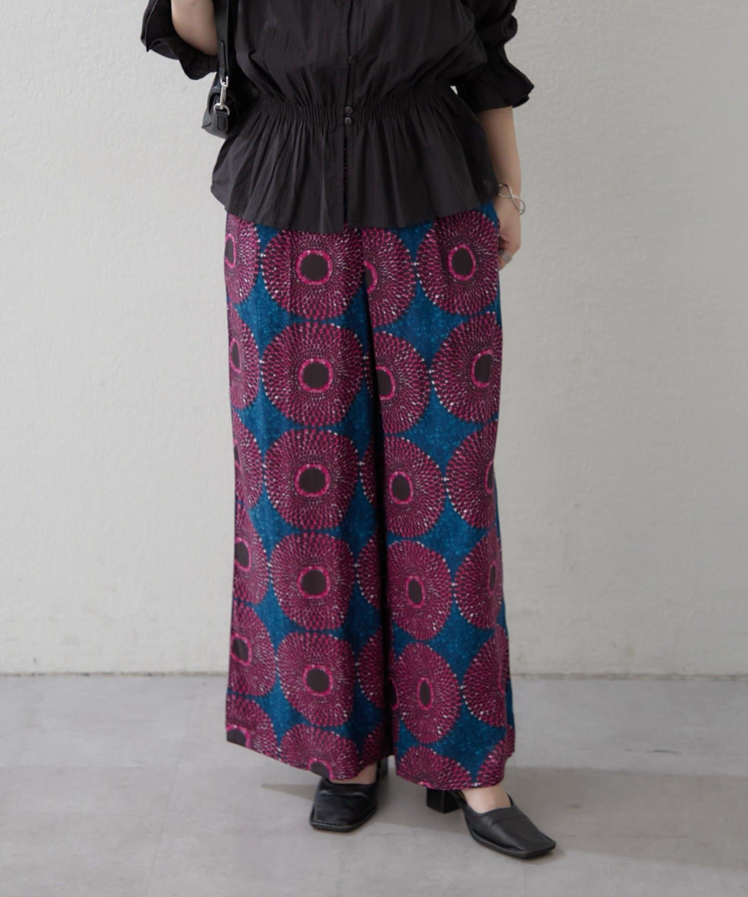 Remind me and forever(リマインドミーアンドフォーエバー) 【NAO】【India Series】アソート柄イージーパンツ