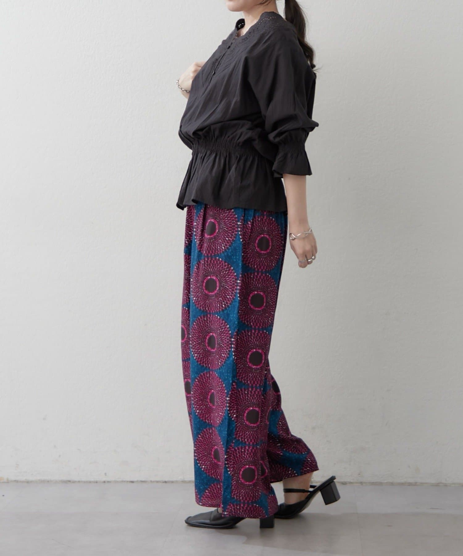 Remind me and forever(リマインドミーアンドフォーエバー) 【NAO】【India Series】アソート柄イージーパンツ