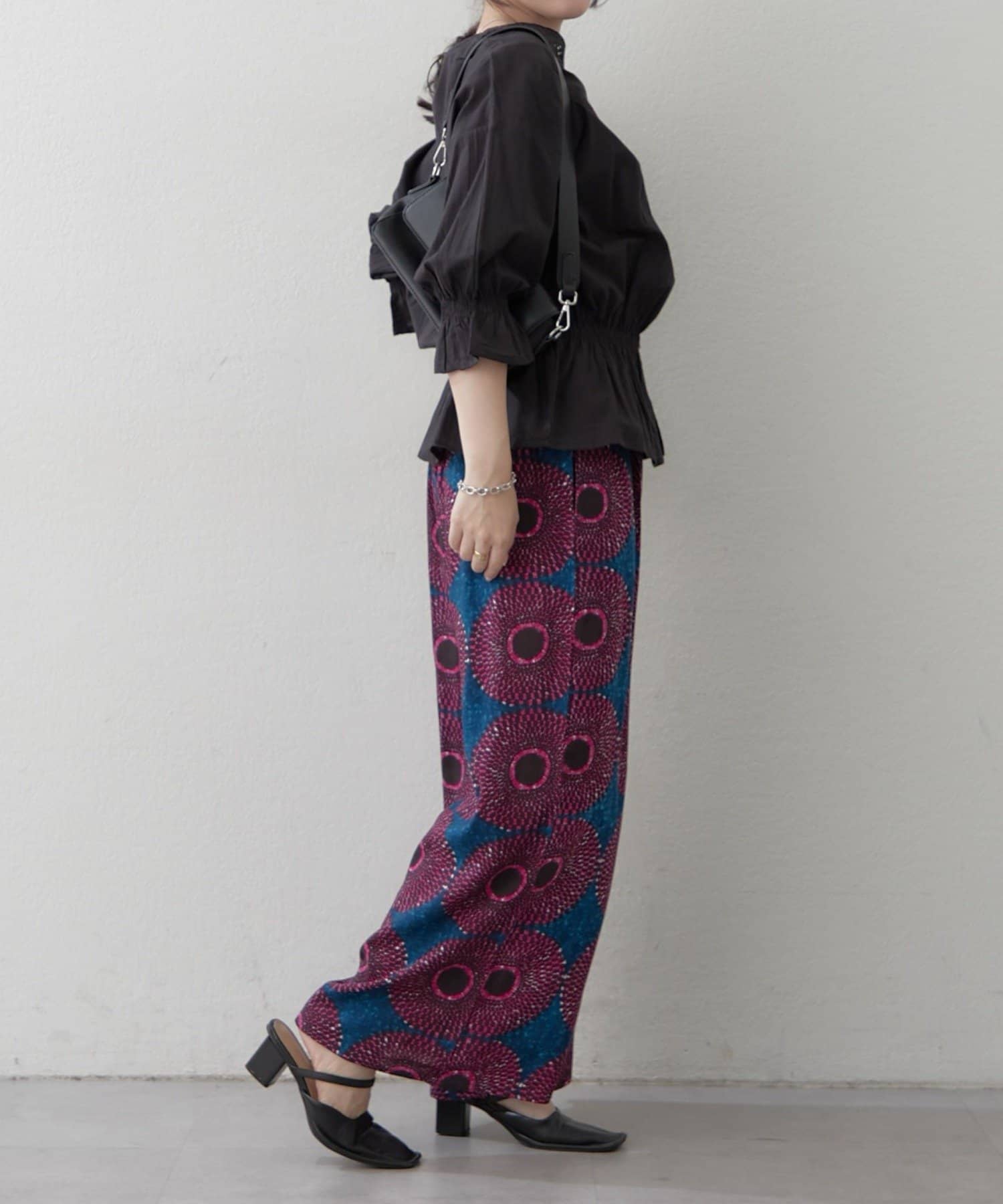 Remind me and forever(リマインドミーアンドフォーエバー) 【NAO】【India Series】アソート柄イージーパンツ