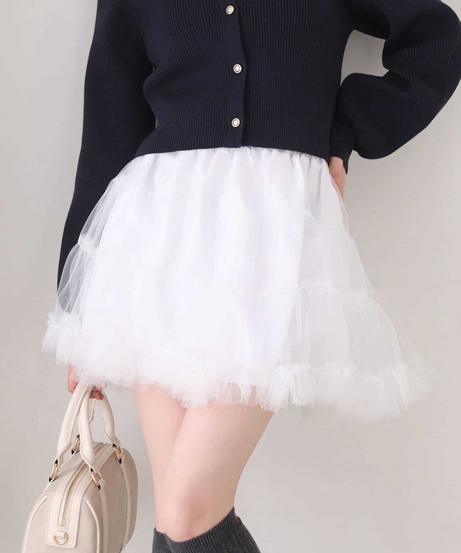 NICE CLAUP / OLIVE des OLIVE OUTLET(ナイスクラップ  / オリーブ デ オリーブ アウトレット) 【one after another】プレミアムチュールティアードミ二