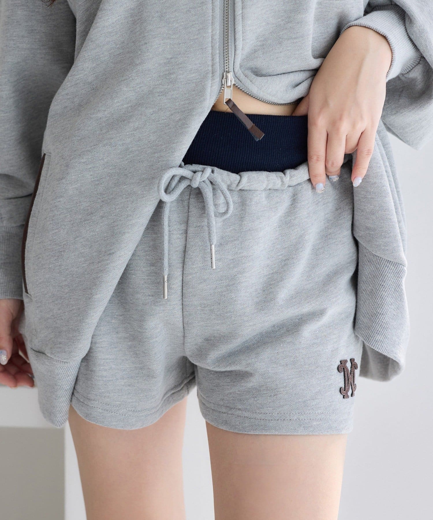 NICE CLAUP / OLIVE des OLIVE OUTLET(ナイスクラップ  / オリーブ デ オリーブ アウトレット) 【one after another】裏毛ショーパン