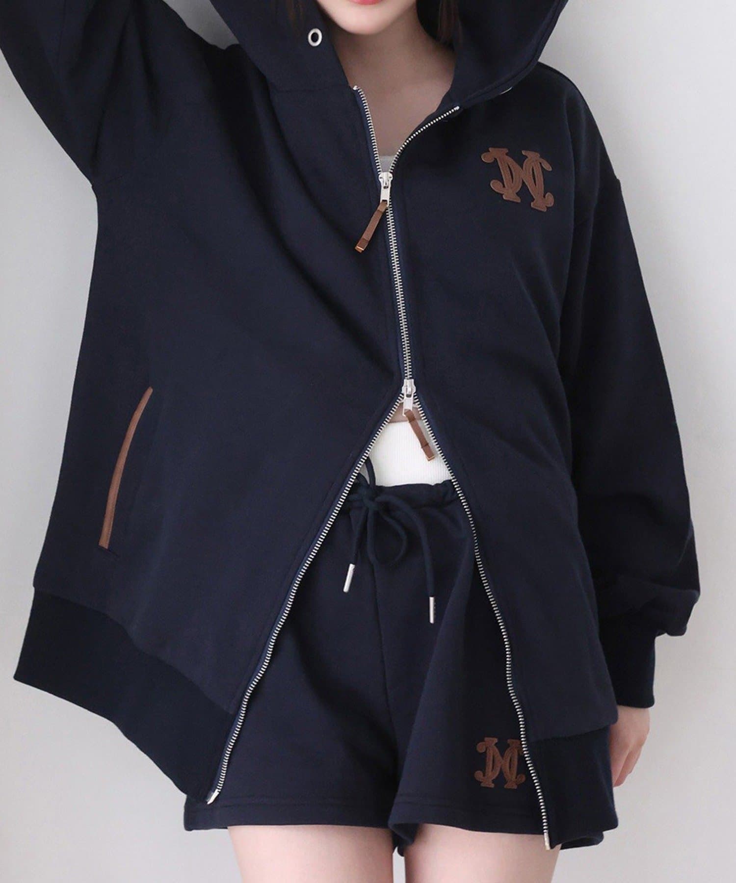 NICE CLAUP / OLIVE des OLIVE OUTLET(ナイスクラップ  / オリーブ デ オリーブ アウトレット) 【one after another】パーカー