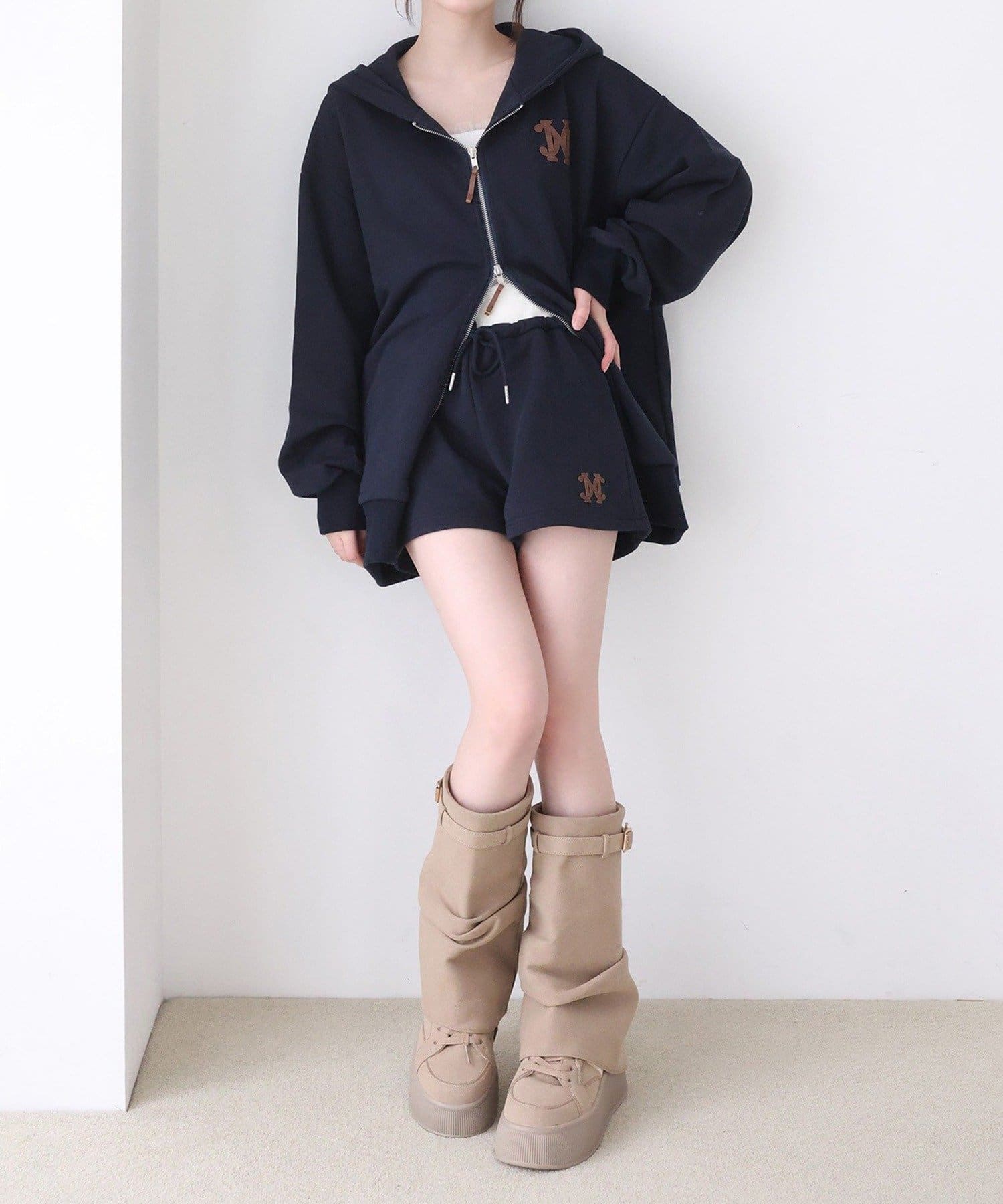 NICE CLAUP / OLIVE des OLIVE OUTLET(ナイスクラップ  / オリーブ デ オリーブ アウトレット) 【one after another】パーカー