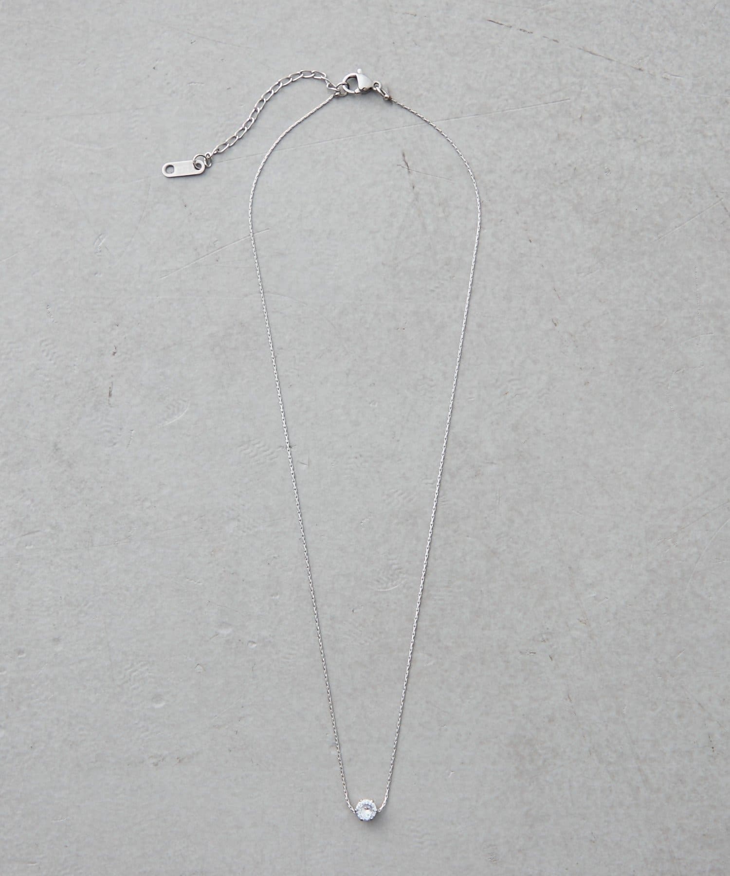 Remind me and forever(リマインドミーアンドフォーエバー) 【WEB限定】一粒ジュエルネックレス