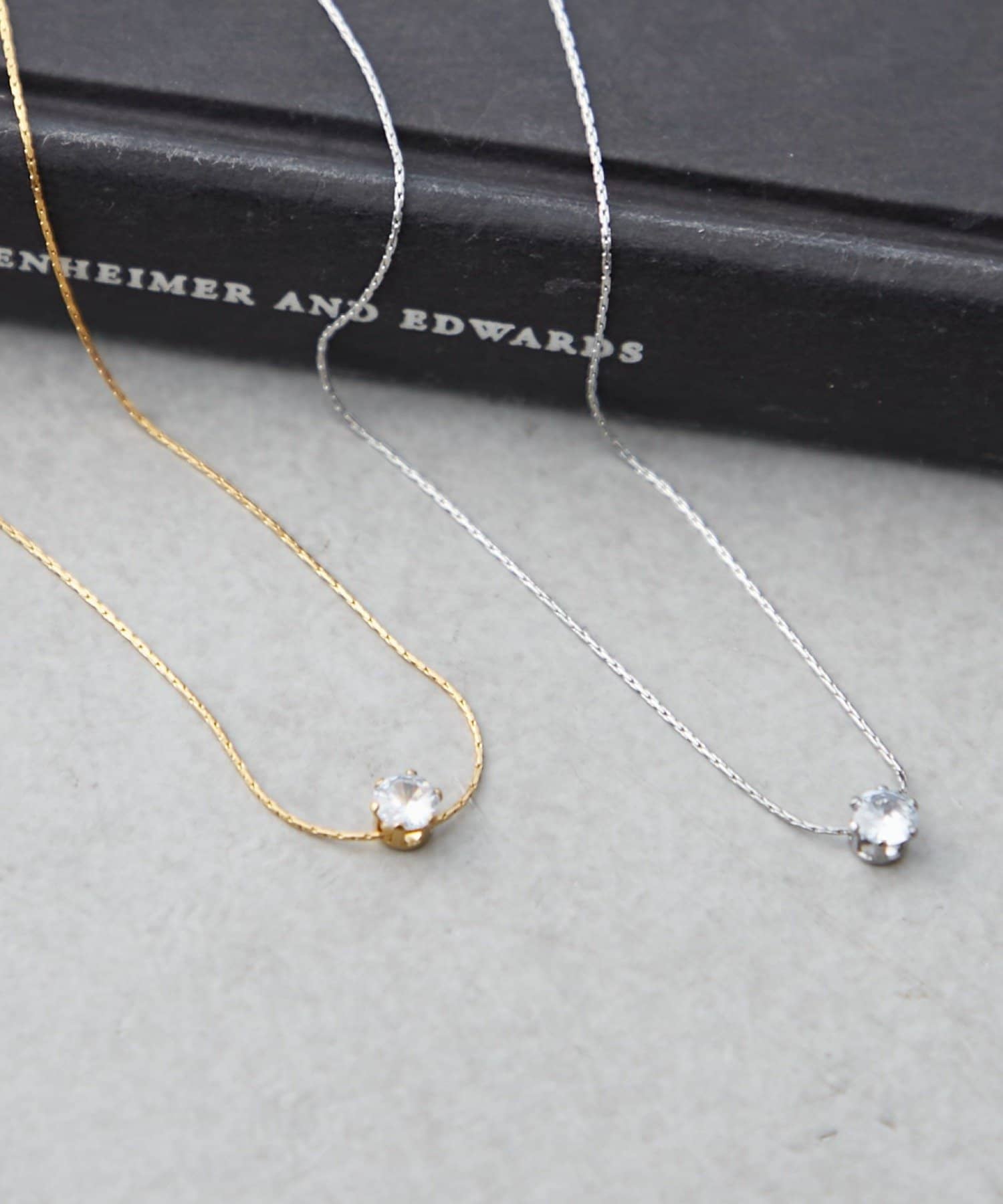 Remind me and forever(リマインドミーアンドフォーエバー) 【WEB限定】一粒ジュエルネックレス