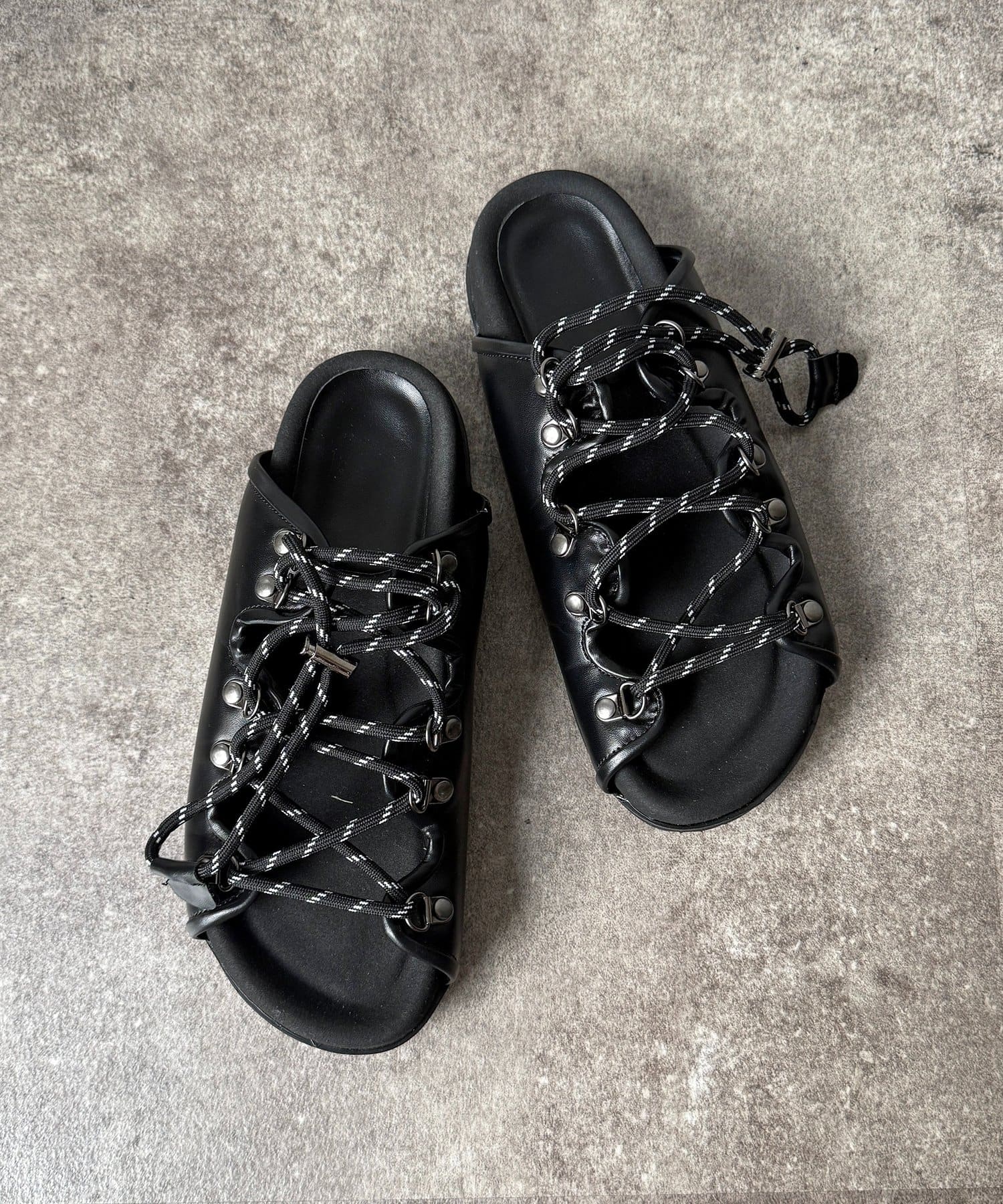 CPCM(シーピーシーエム) コード編みサンダル