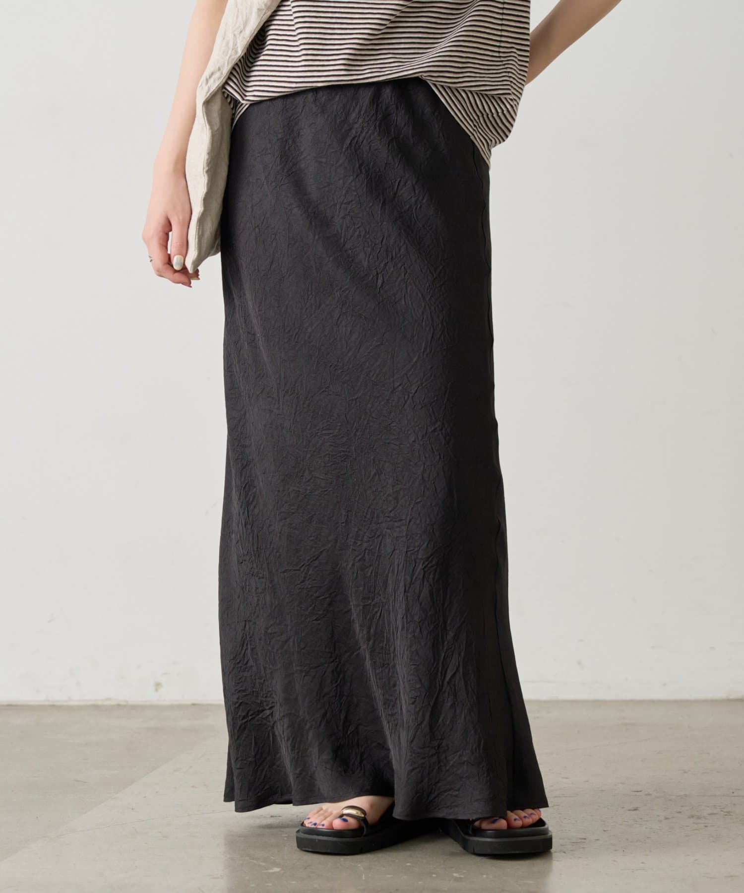 BEARDSLEY(ビアズリー) 《4/21(火)12:00予約開始》アセテートバイヤススカート《FRIPIER》