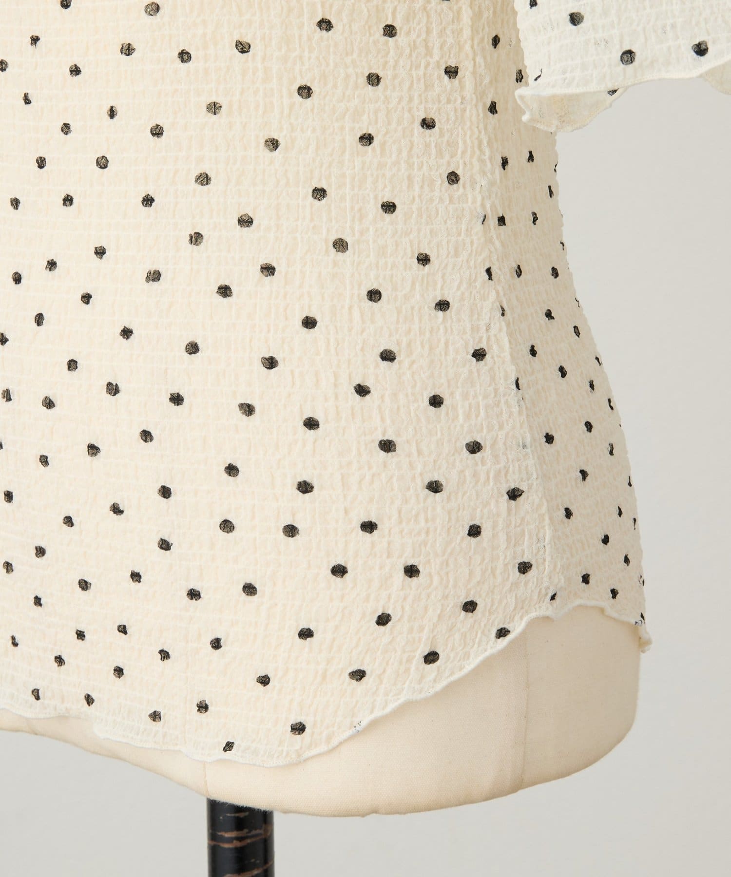 BEARDSLEY(ビアズリー) 《4/21(火)12時予約開始》ドットシャーリングTブラウス《FRIPIER》