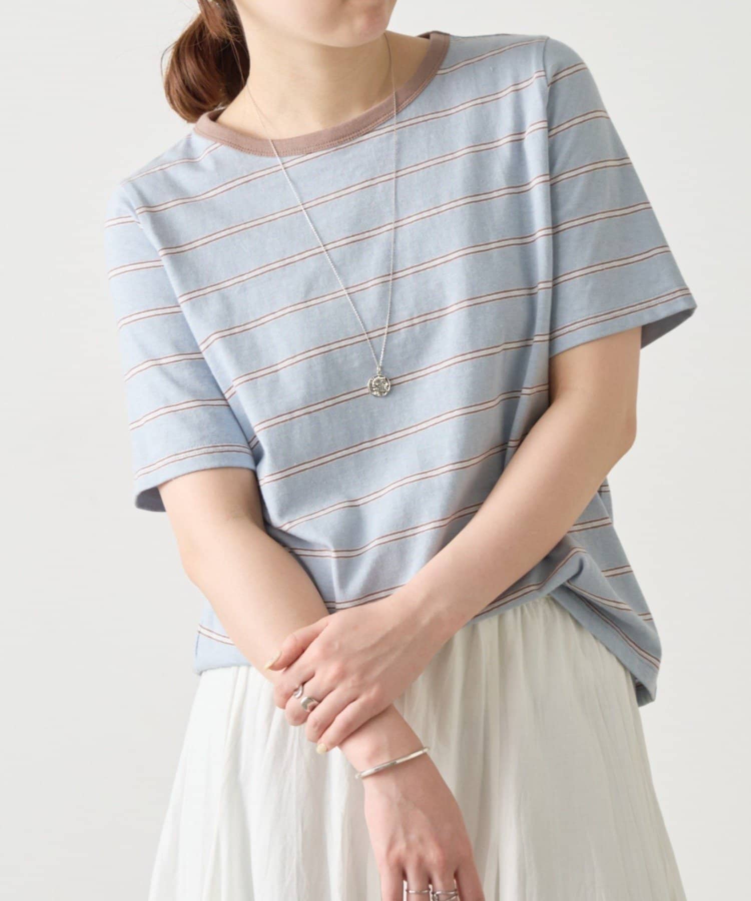 BEARDSLEY(ビアズリー) 《4/21(火)12:00予約開始》ボーダーTee《FRIPIER》