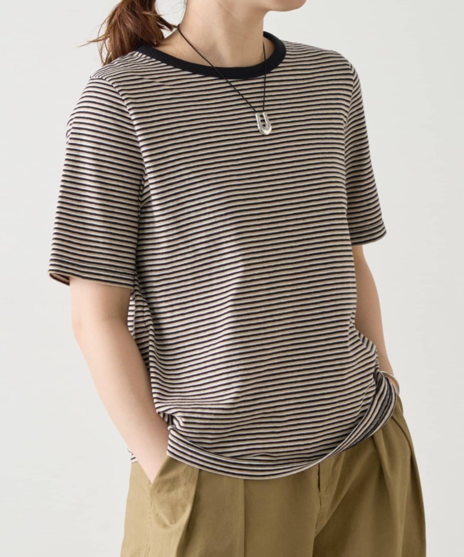 BEARDSLEY(ビアズリー) 《4/21(火)12:00予約開始》ボーダーTee《FRIPIER》