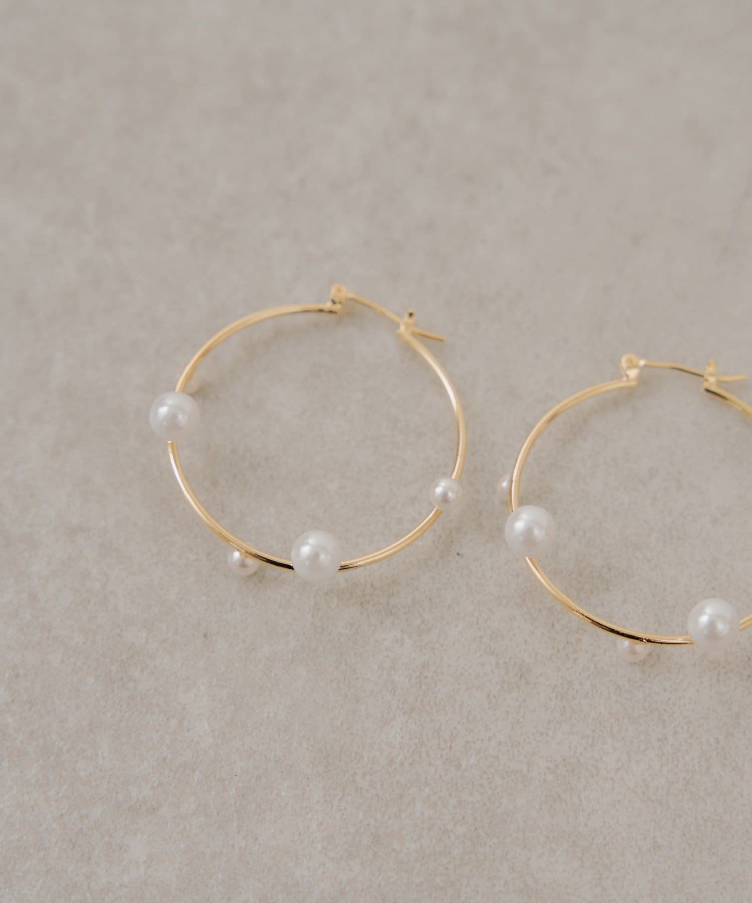 Chico(チコ) パールデザインフープピアス