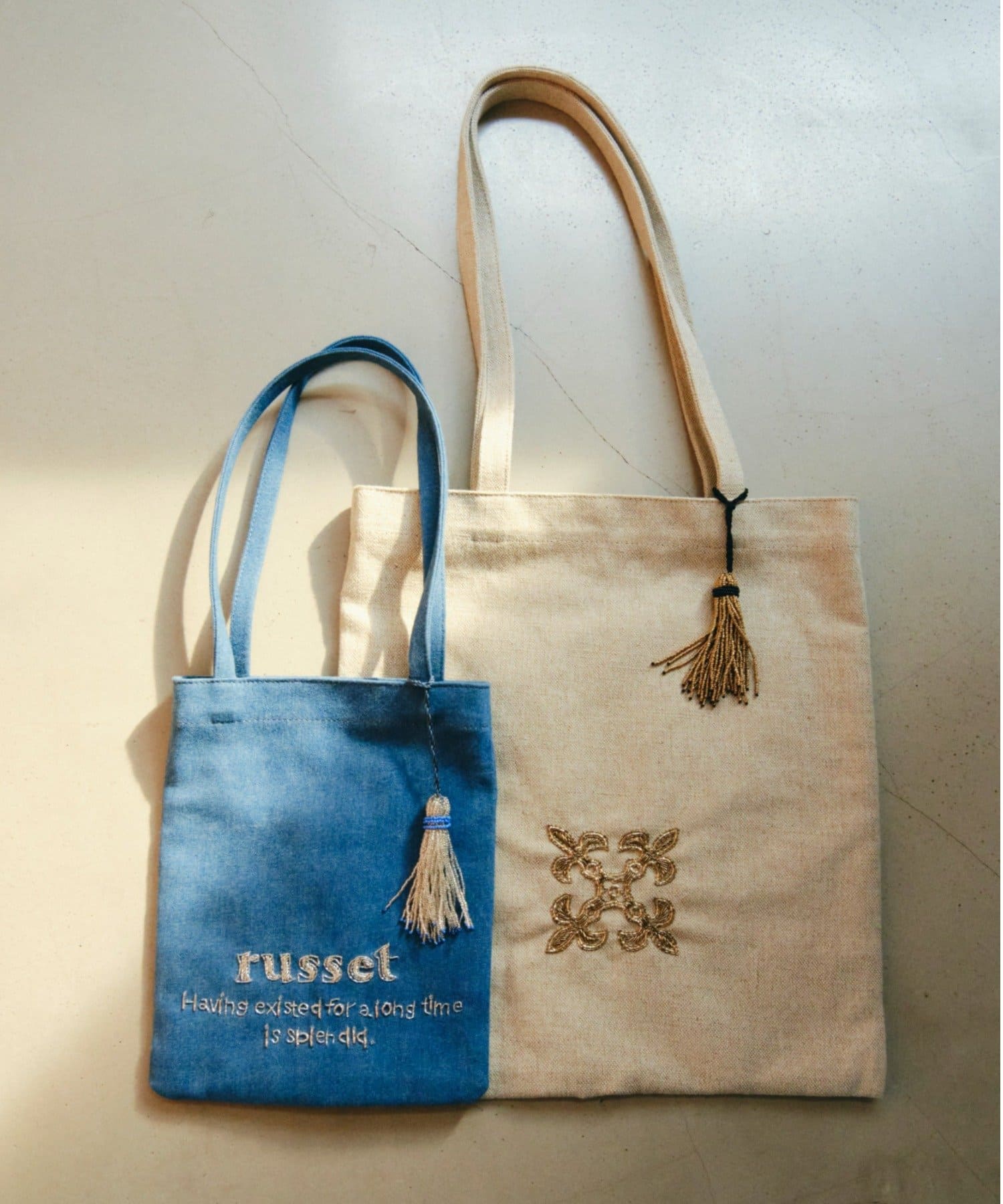 russet(ラシット) ［2026 Autumn collection］【インド刺繍】ミニトートバッグ