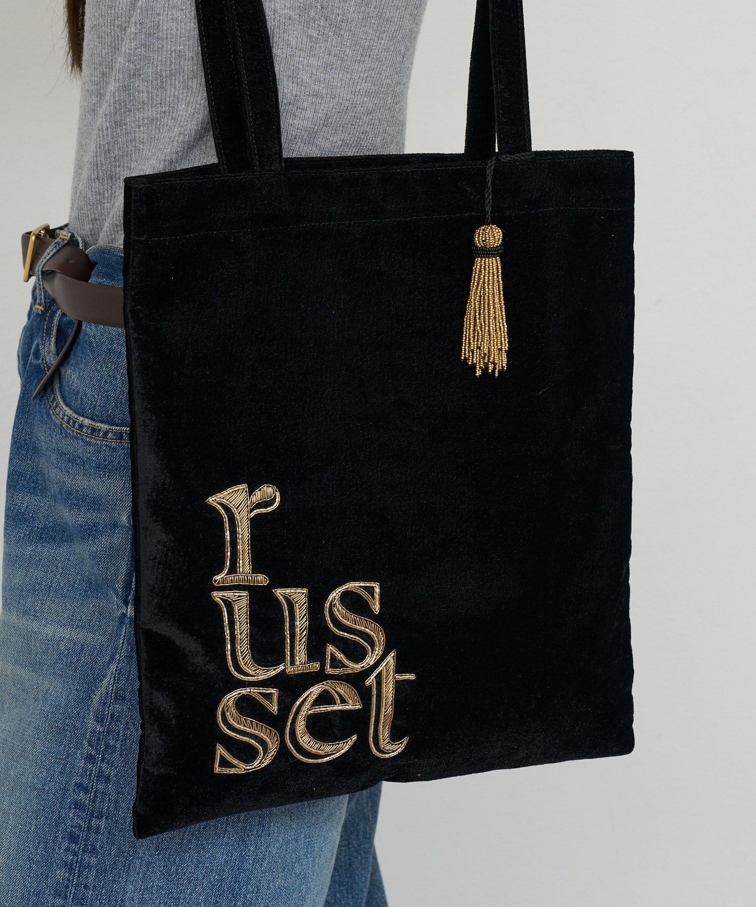 russet(ラシット) 【インド刺繍】トートバッグ