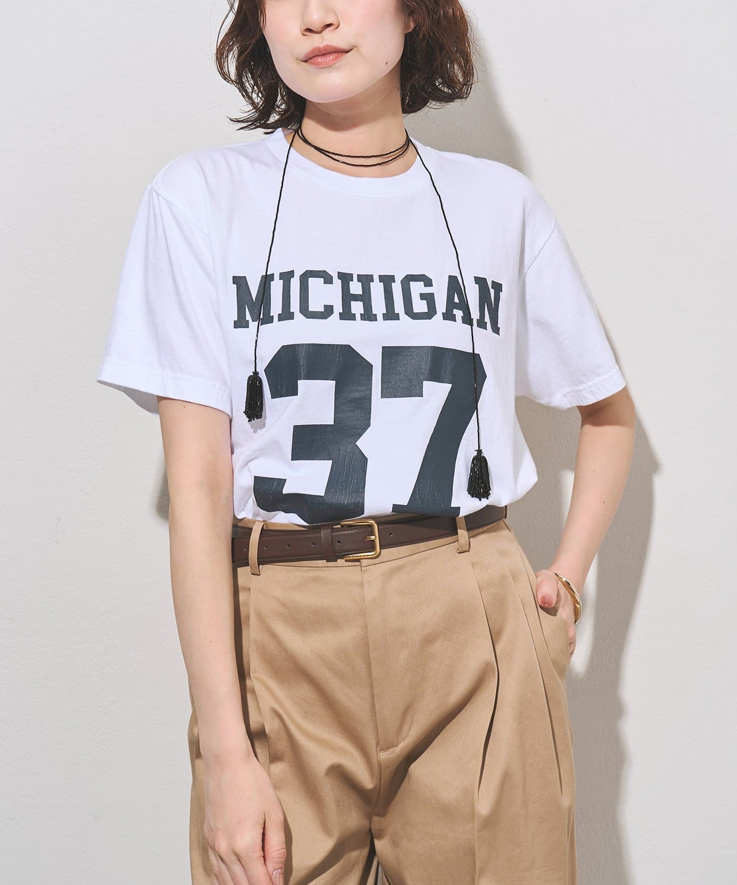 Whim Gazette(ウィム ガゼット) フロントナンバーTシャツ