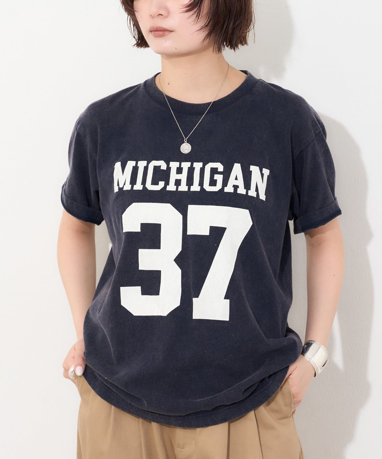 Whim Gazette(ウィム ガゼット) フロントナンバーTシャツ
