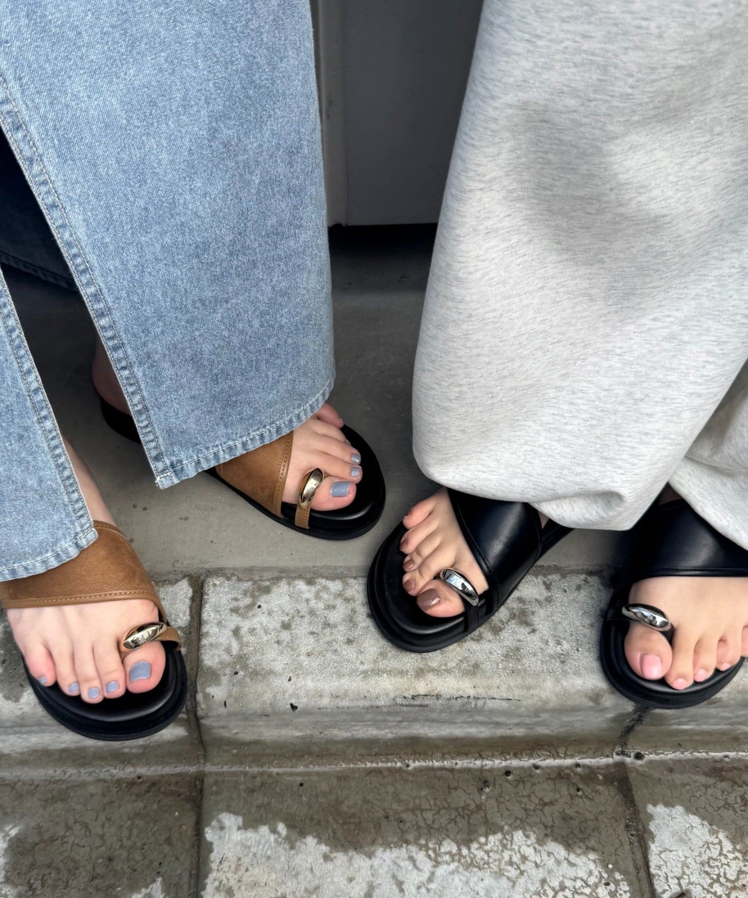 CIAOPANIC TYPY(チャオパニックティピー) :【S～XL展開】アソート柄サムリングサンダル