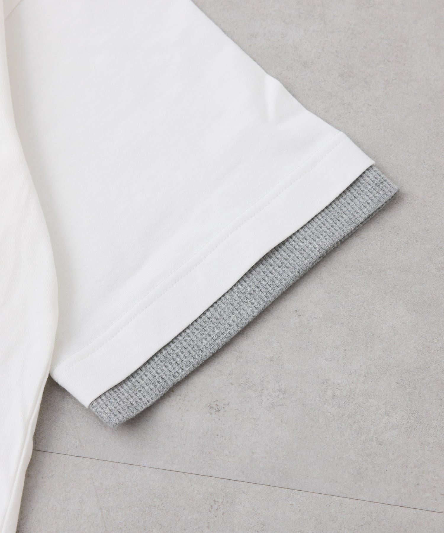 CIAOPANIC TYPY(チャオパニックティピー) 【UNISEX】【汗シミ防止】レイヤードライクヘンリーTEE