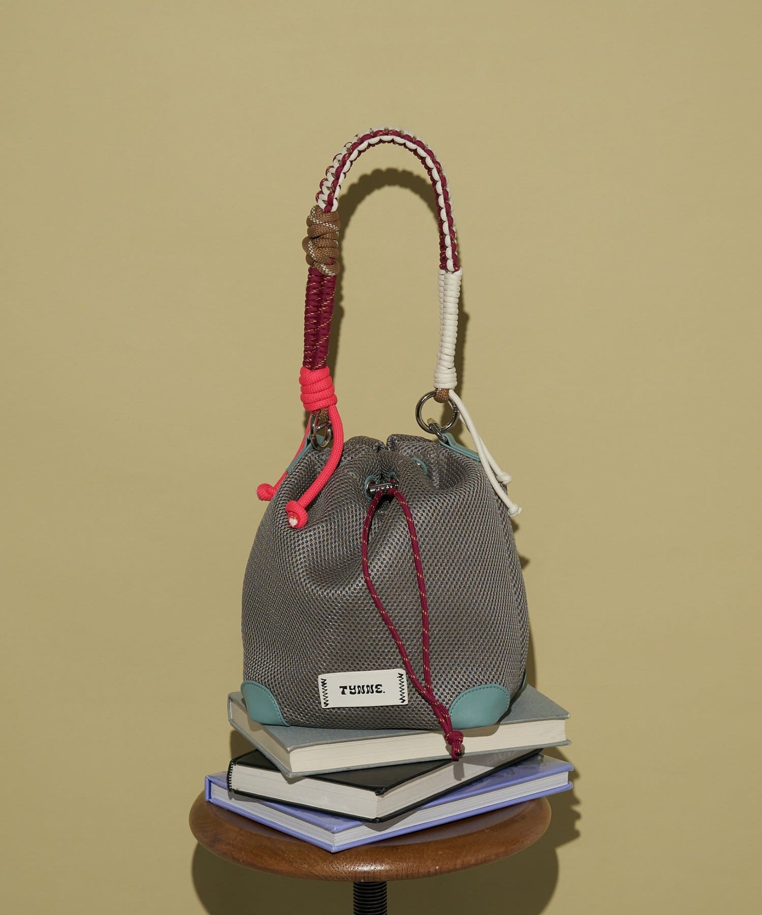 CIAOPANIC TYPY(チャオパニックティピー) :2WAY配色メッシュロープ巾着バッグ