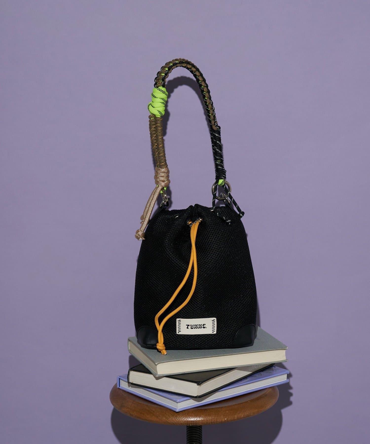 CIAOPANIC TYPY(チャオパニックティピー) :2WAY配色メッシュロープ巾着バッグ