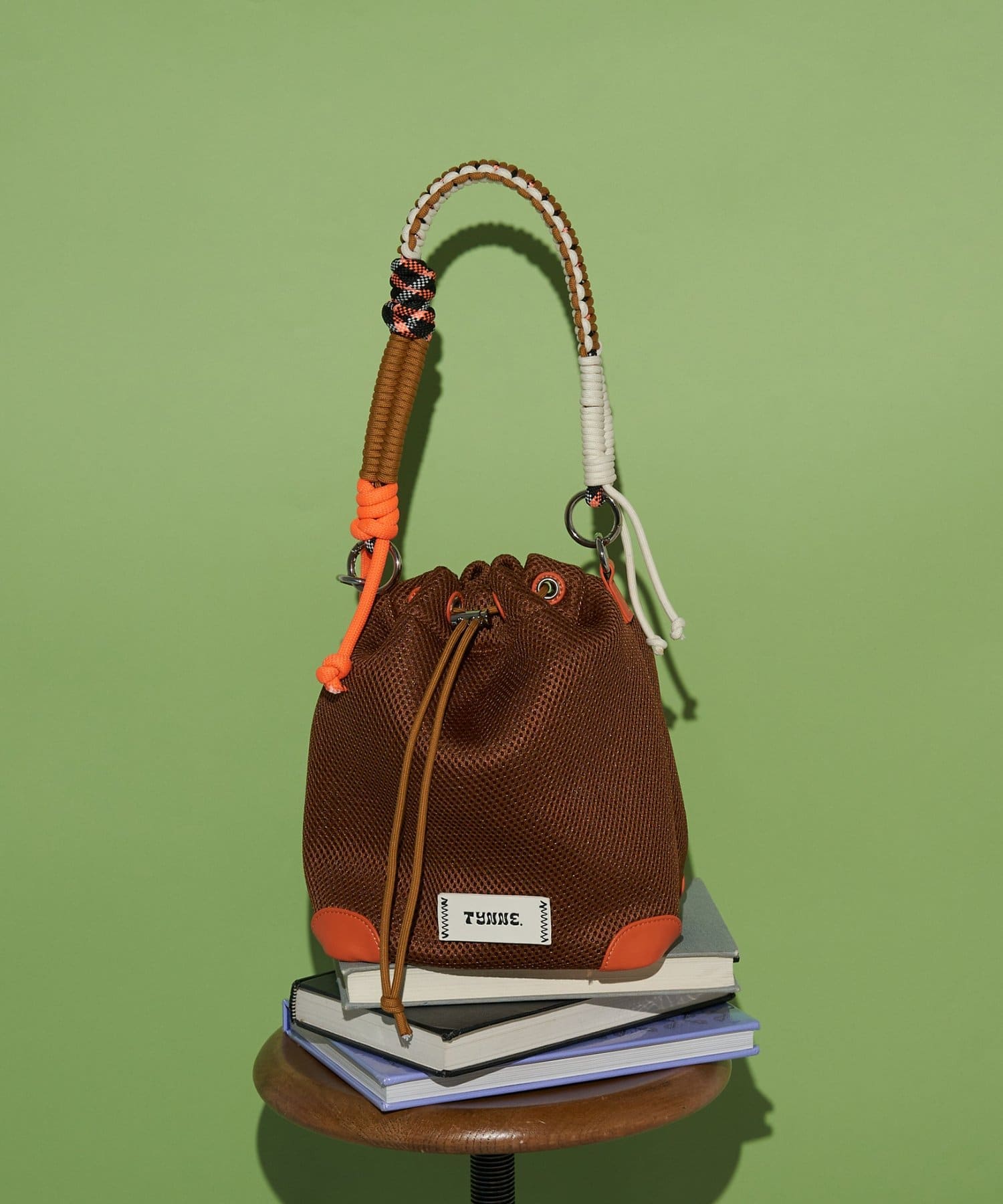 CIAOPANIC TYPY(チャオパニックティピー) :2WAY配色メッシュロープ巾着バッグ