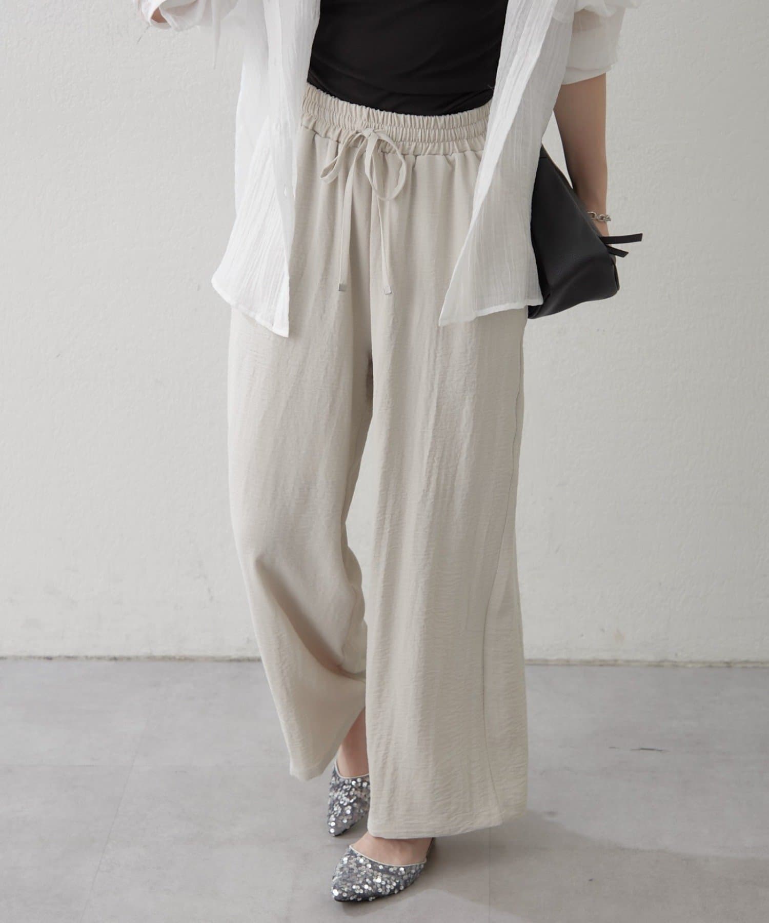 Remind me and forever(リマインドミーアンドフォーエバー) 【らくちん/着回し】リラックスワイドイージーパンツ