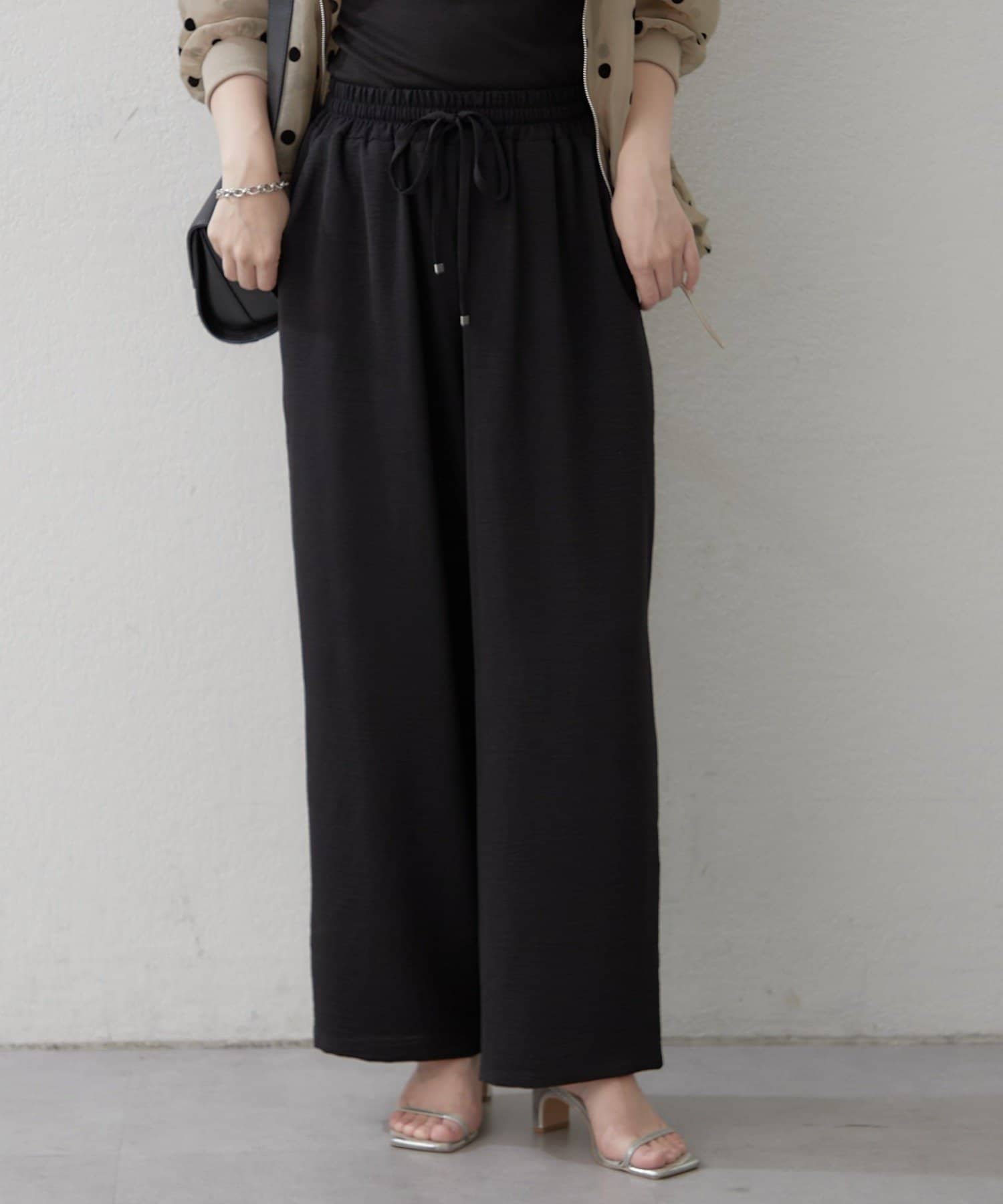 Remind me and forever(リマインドミーアンドフォーエバー) 【らくちん/着回し】リラックスワイドイージーパンツ